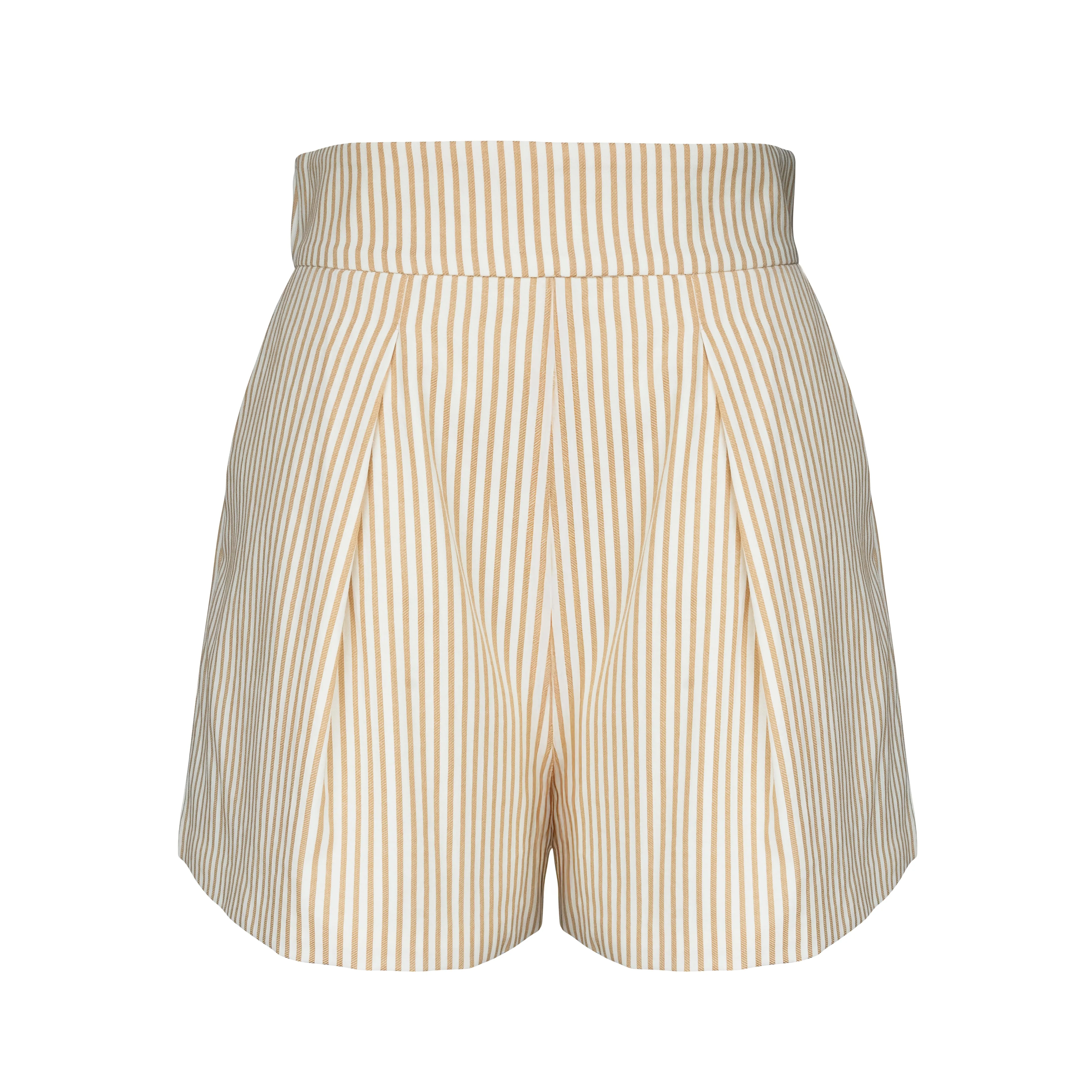 Universal Fit System Sport Wear Fit MASON'S DAUGHTER | Olivia Short, Mustard Striped