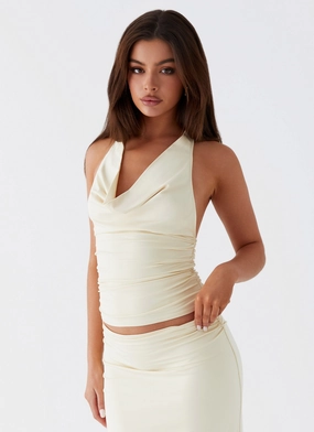 Rayne Top - Yellow UltraFineMesh