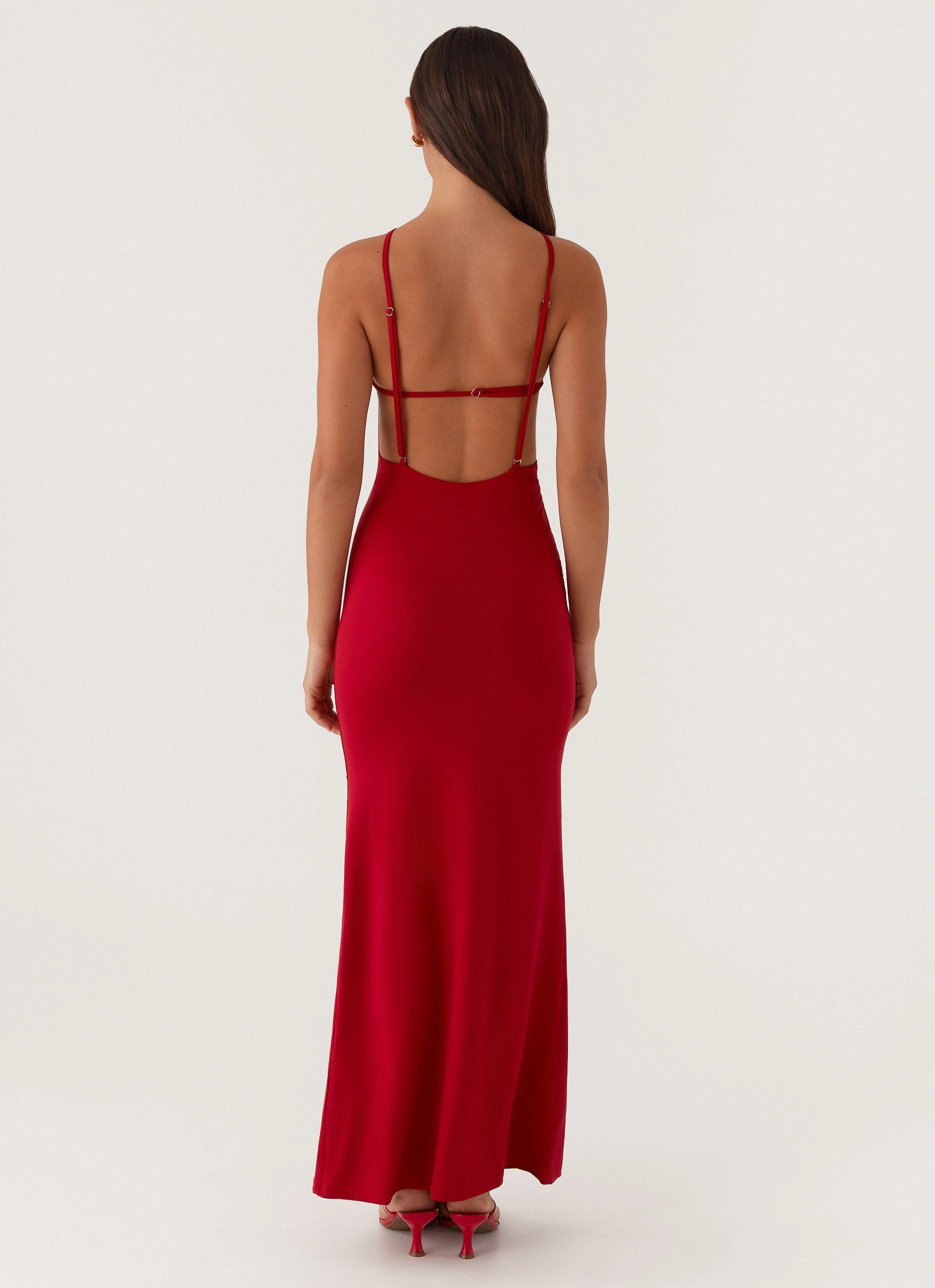 Grow Together Maxi Dress - Red Perfect Layers