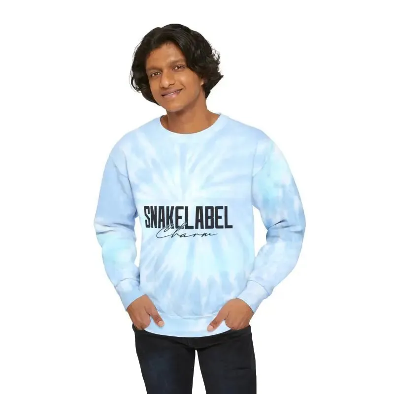 Snake Unisex Tie-Dye Sweatshirt - Customizable Design, Vibrant Colors & Cozy Fit