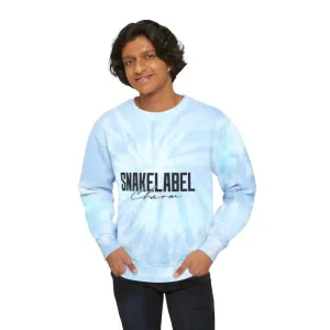 Snake Unisex Tie-Dye Sweatshirt - Customizable Design, Vibrant Colors & Cozy Fit
