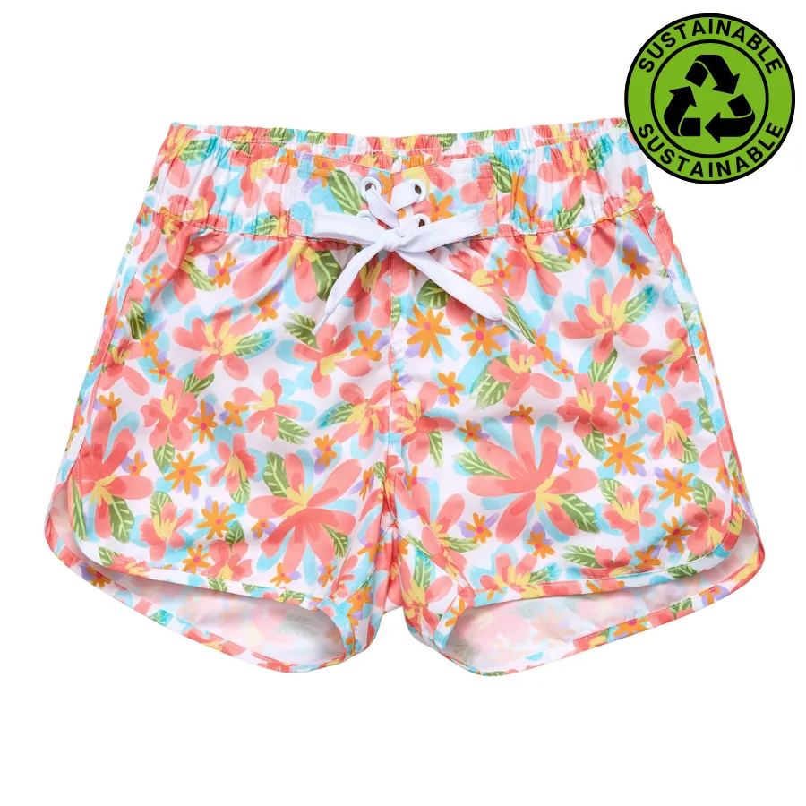 Snapper Rock Hawaiian Luau Sustainable Board Shorts G95003