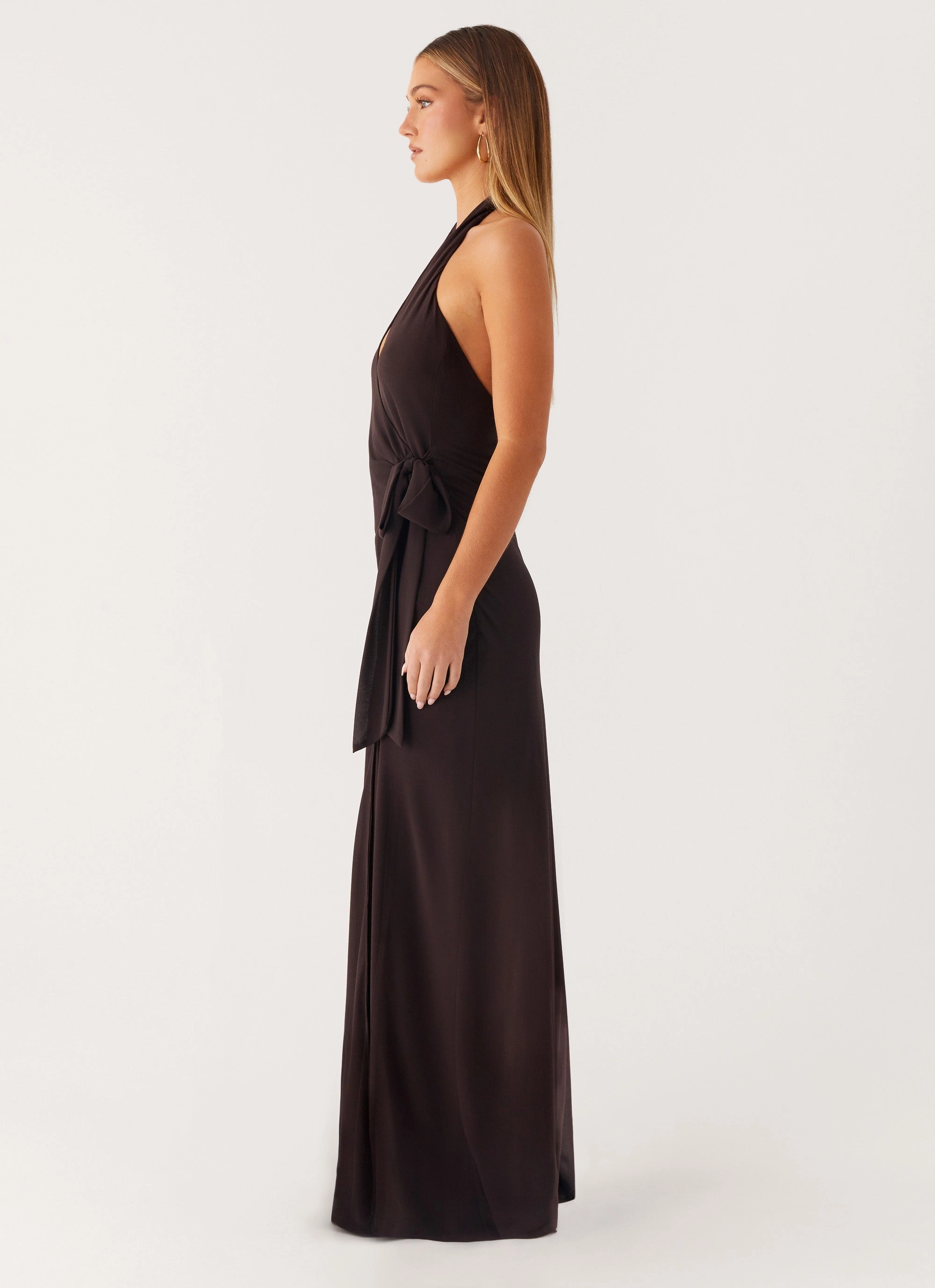 Happy Scent Refined Feel So Chic Maxi Dress - Cool Chocolate