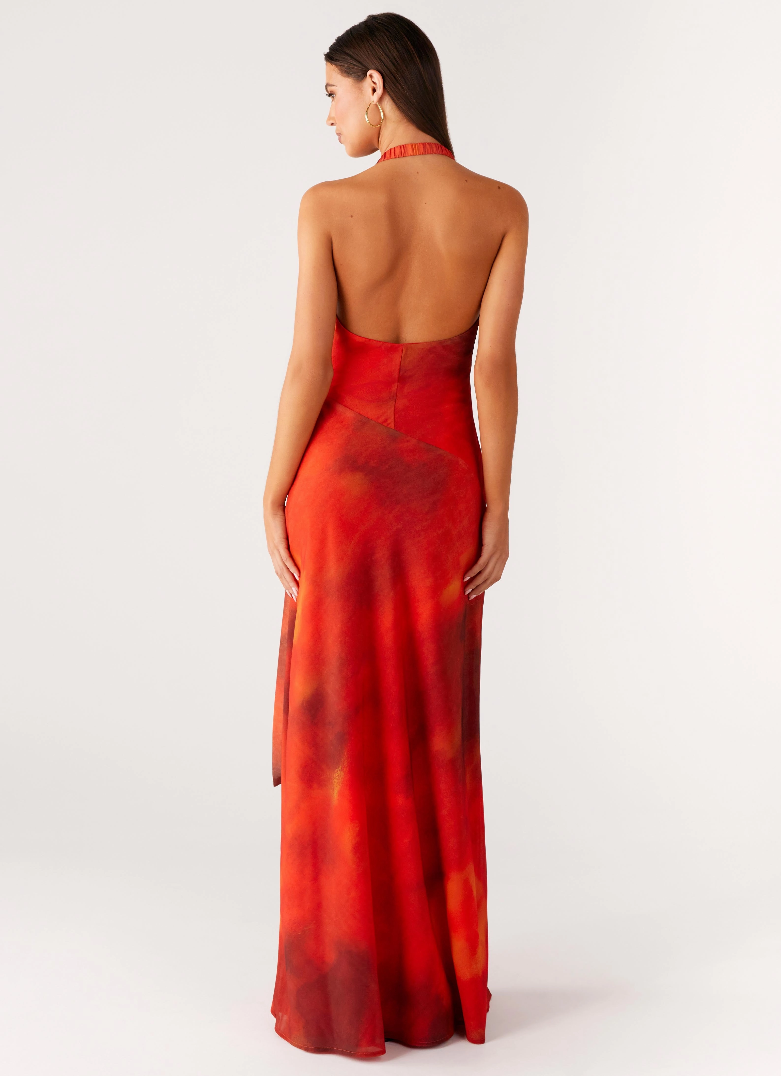 So Chic Maxi Dress - Scarlet Blur Party Safe Scandi Clean