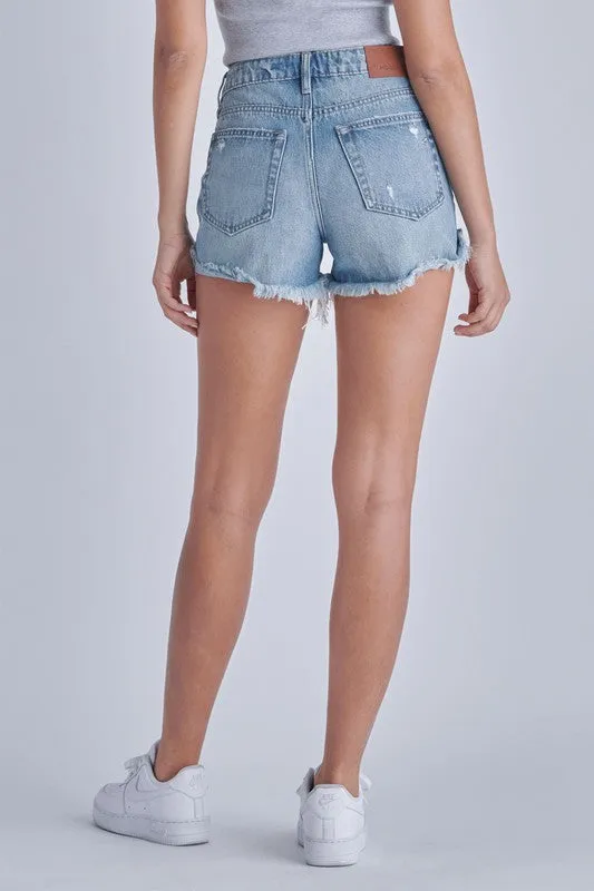 Sofie Mom Short w/ Raw Hem