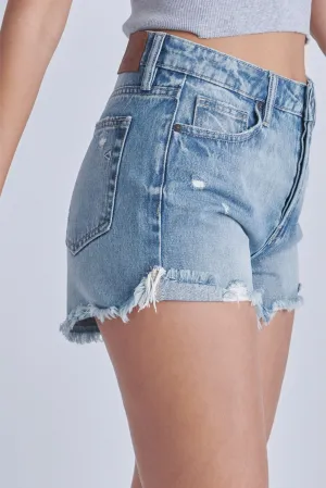 Sofie Mom Short w/ Raw Hem