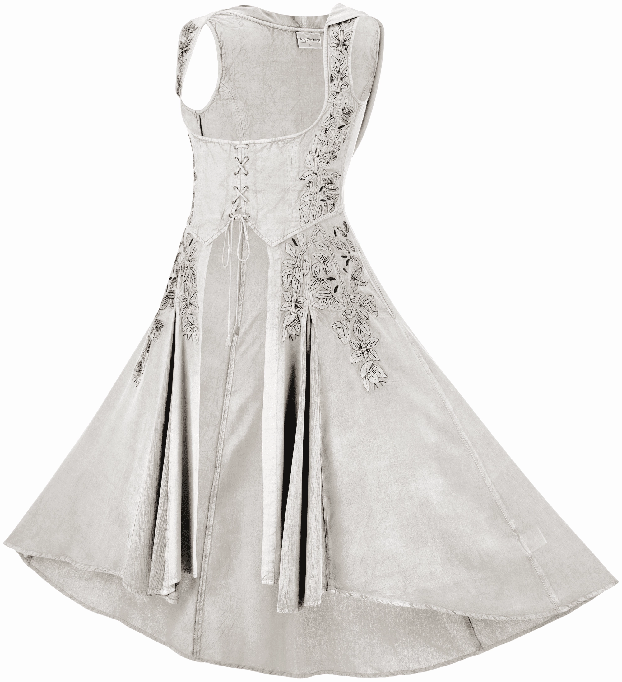 Tauriel Maxi Overdress Silver Embroidery Timeless and Comfortable