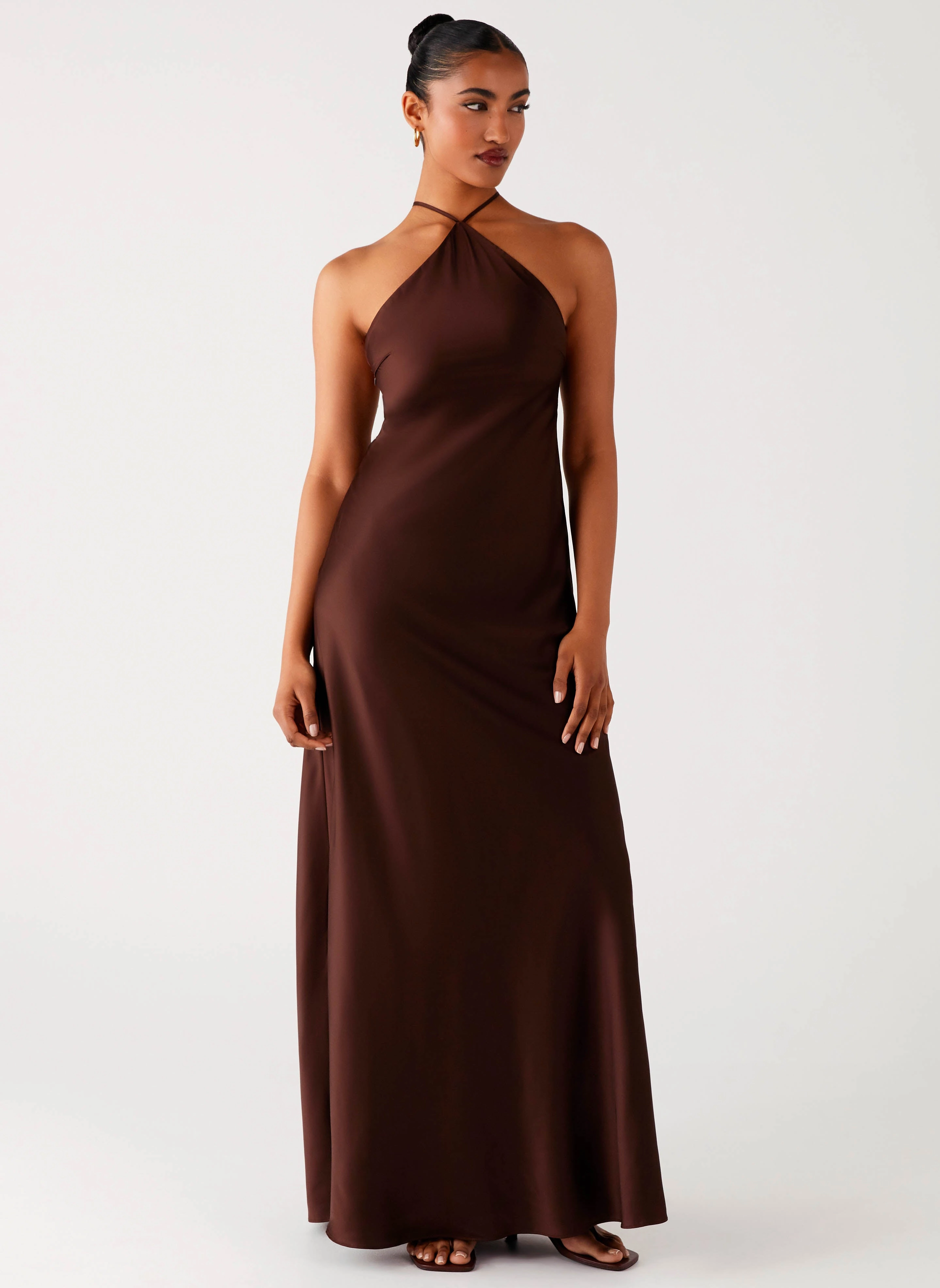 Tulama Maxi Dress - Chocolate Relax Flex