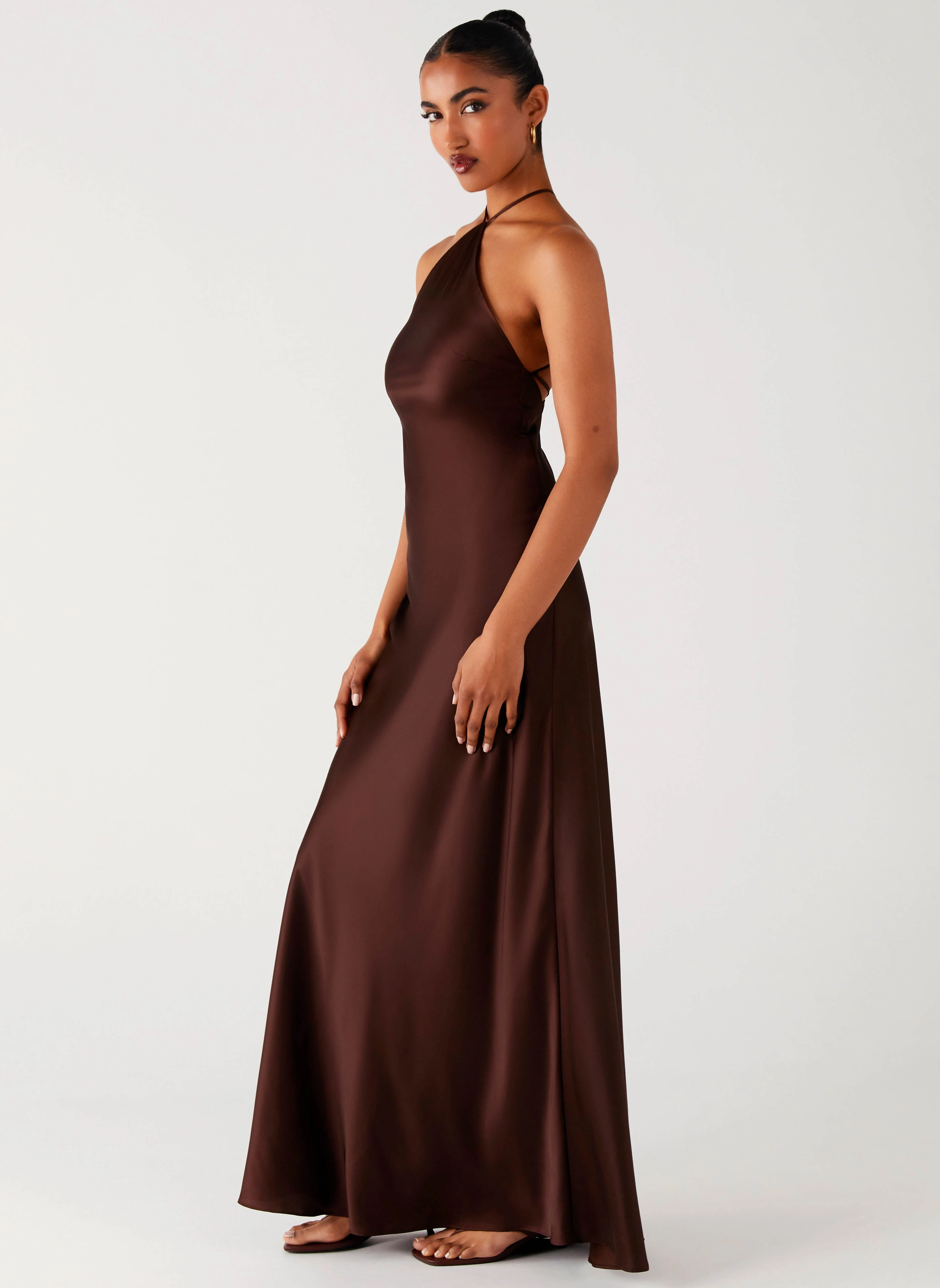 Inclusive Fit Tulama Maxi Dress - Chocolate