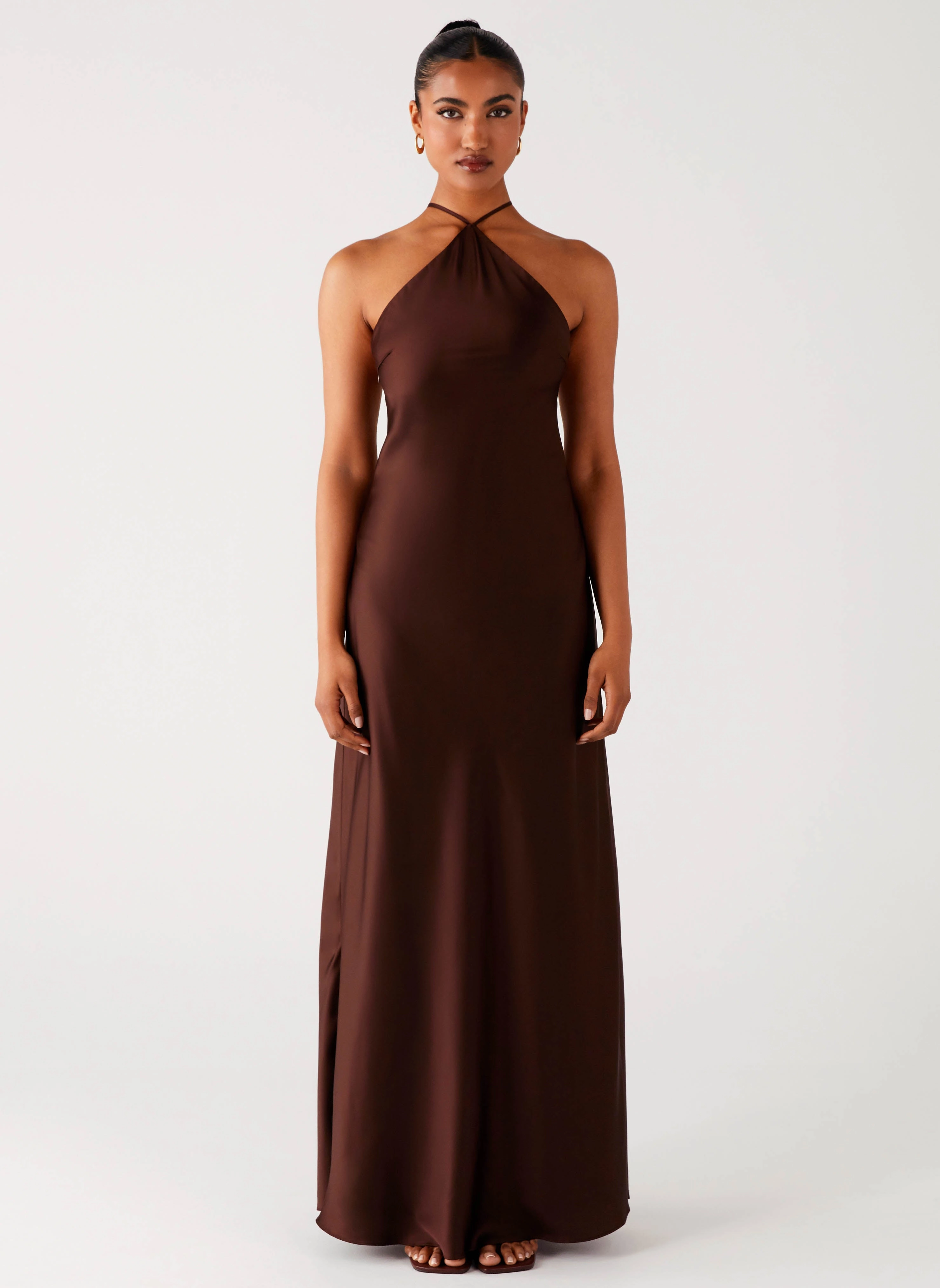 Tulama Maxi Dress - Chocolate Clean Finish