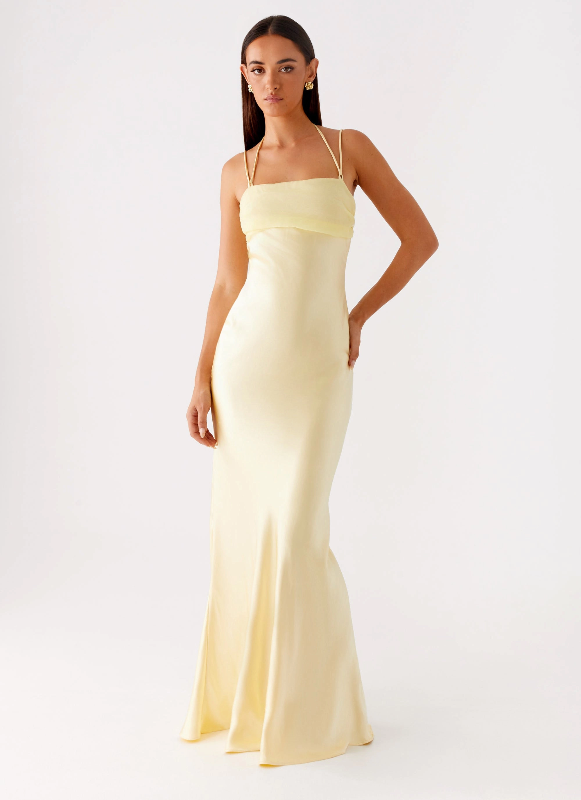 Belize Maxi Dress - Yellow London Edge
