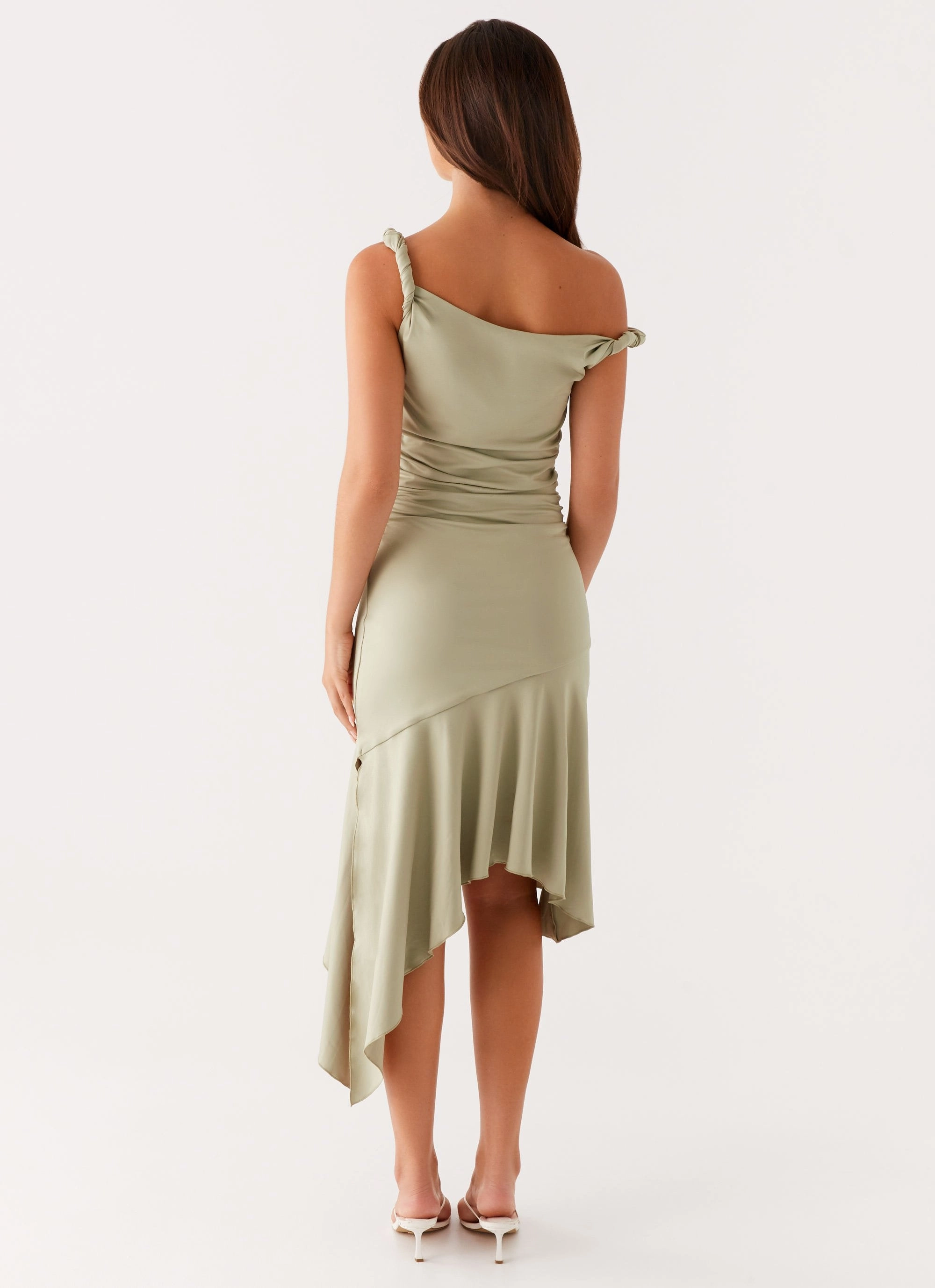 Huntah Midi Dress - Sage Layered Fit