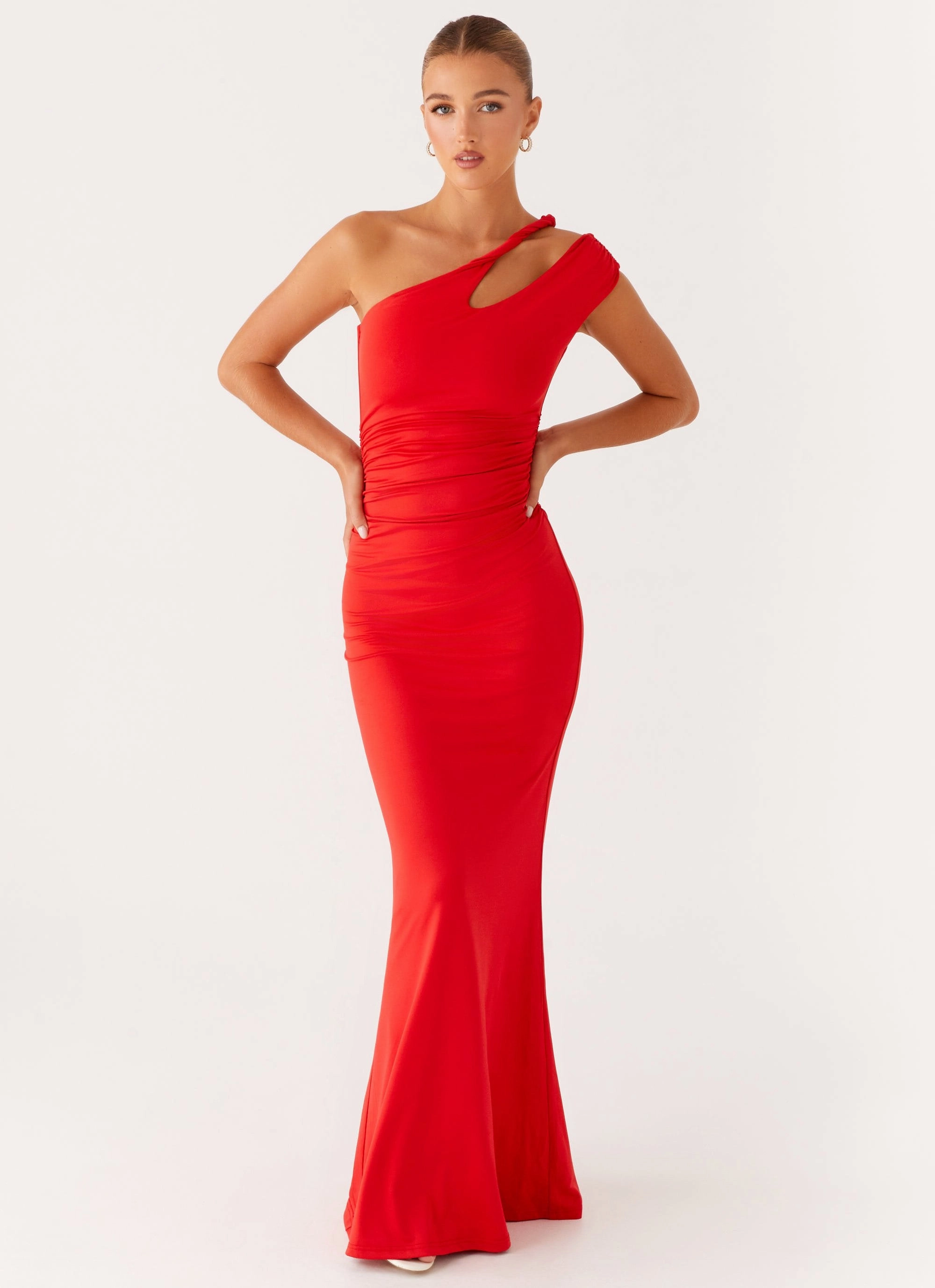 Minimal Details Lopez Maxi Dress - Tangerine