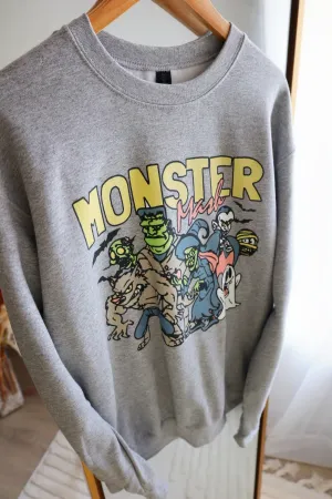 Monster Mash Retro Sweatshirt Active Design ThermalRegulationLayer