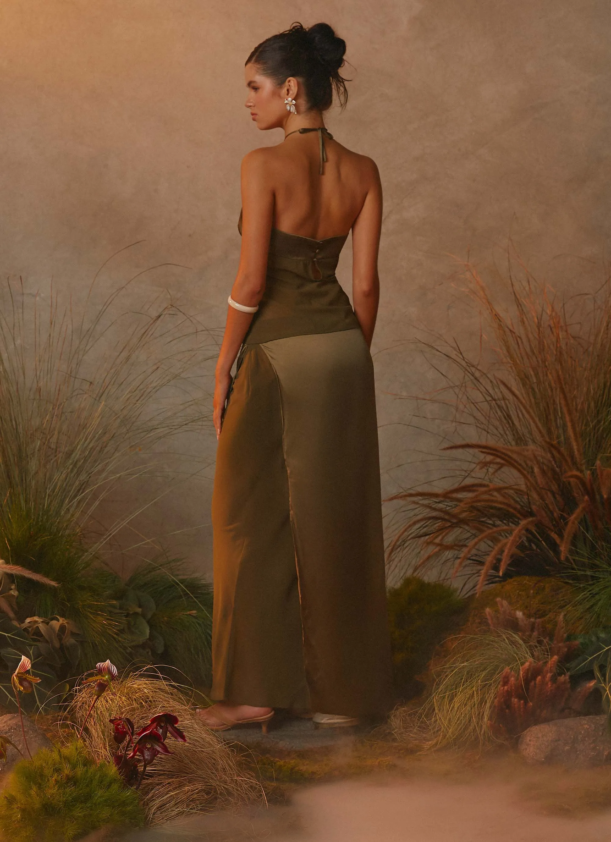 LongWearingComfort Ellyse Top - Khaki