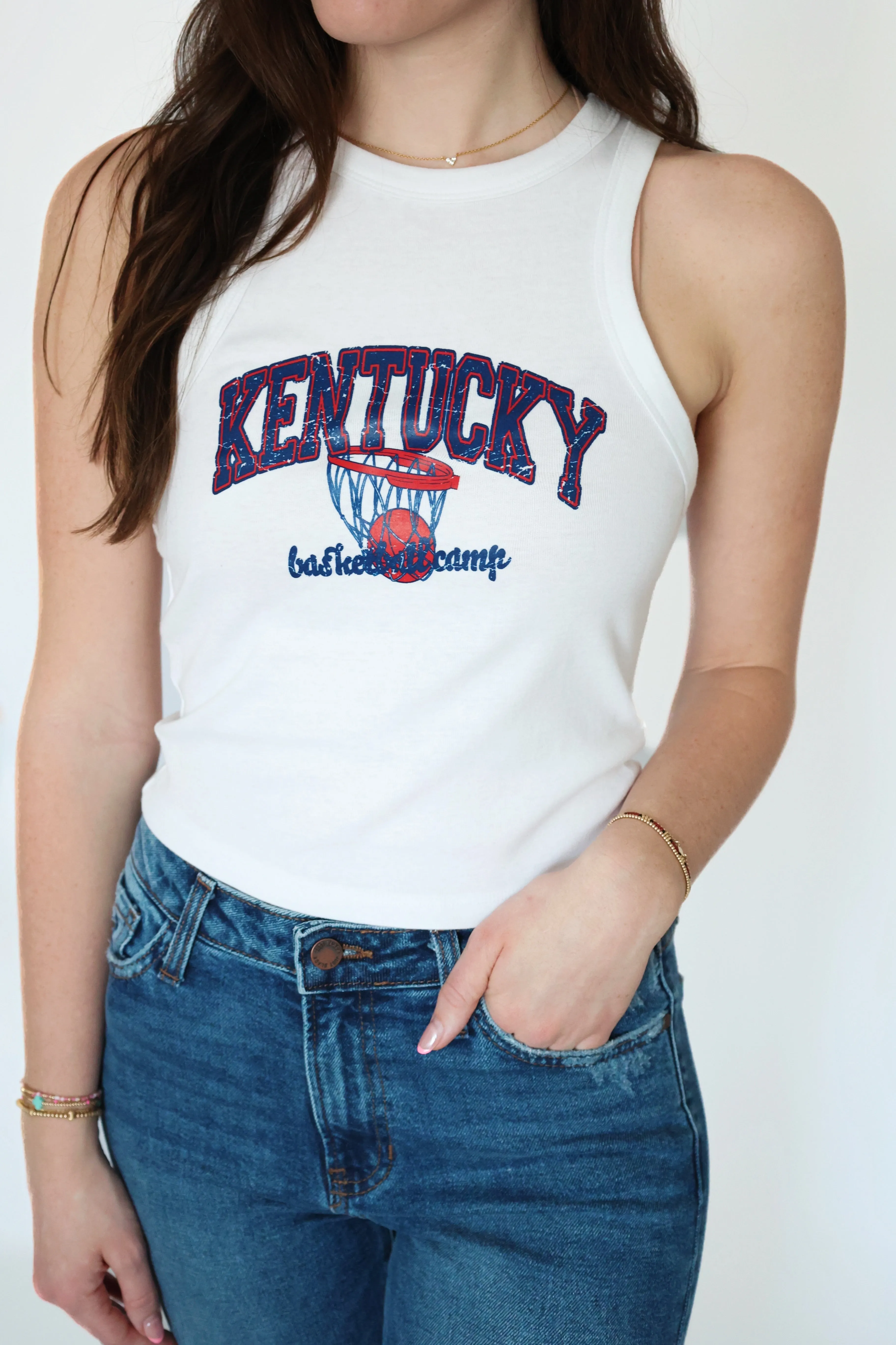 Kentucky Basketball Camp Tank(FINAL SALE) StaticResistantFabric Formal Wear
