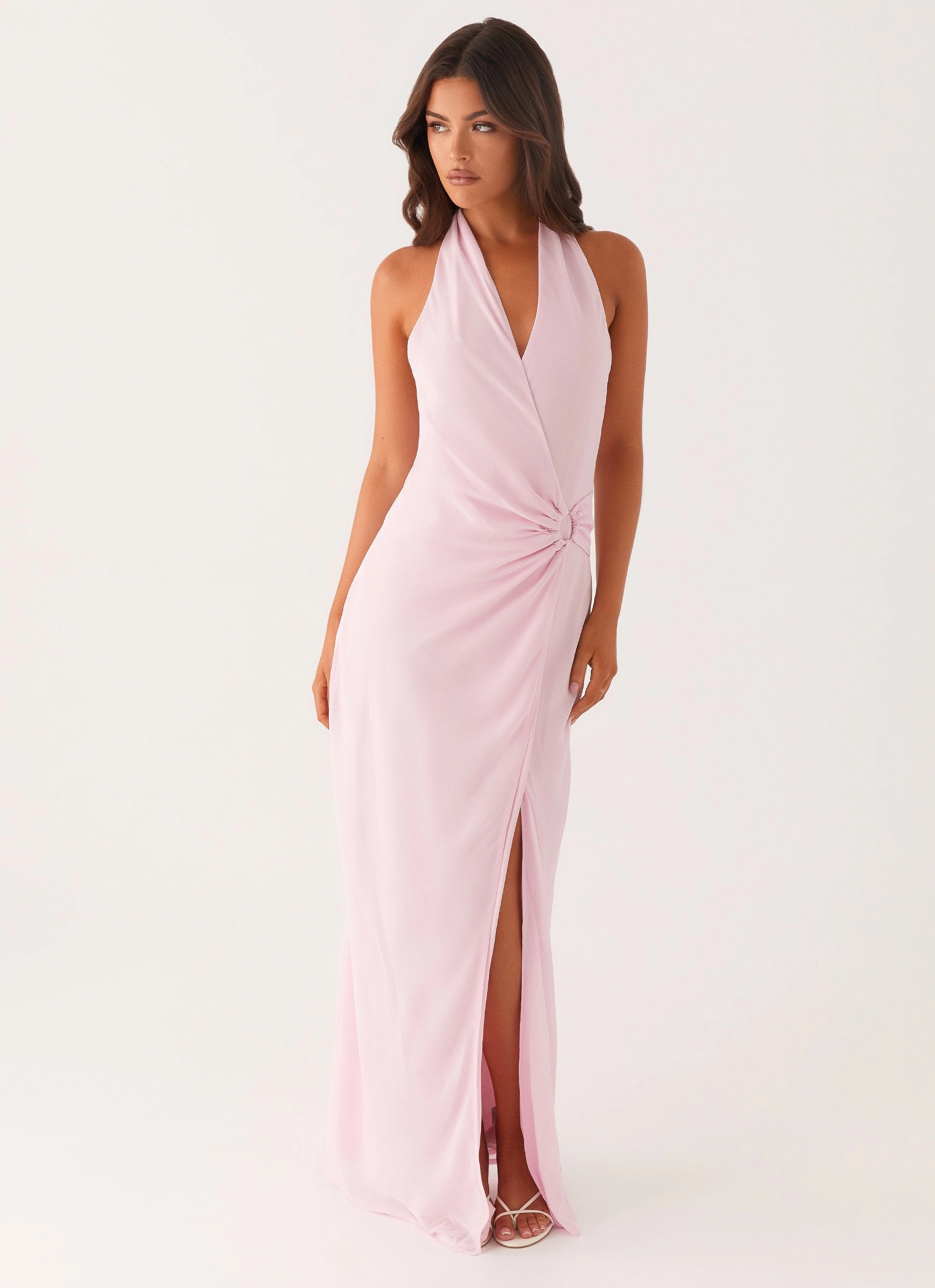 Somebody To You Maxi Dress - Pastel Pink Lawn Soft