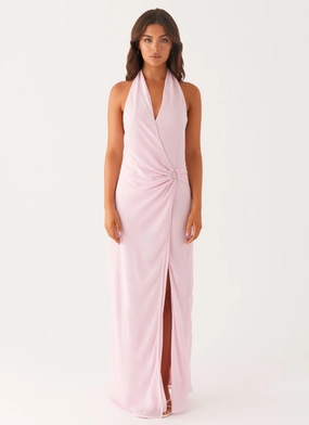 Somebody To You Maxi Dress - Pastel Pink Contemporary Vibe