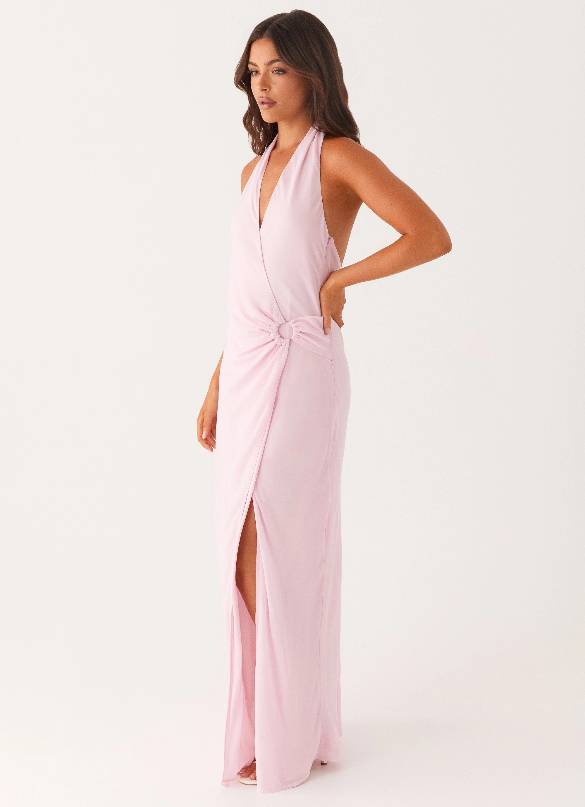 Smile Glow Somebody To You Maxi Dress - Pastel Pink