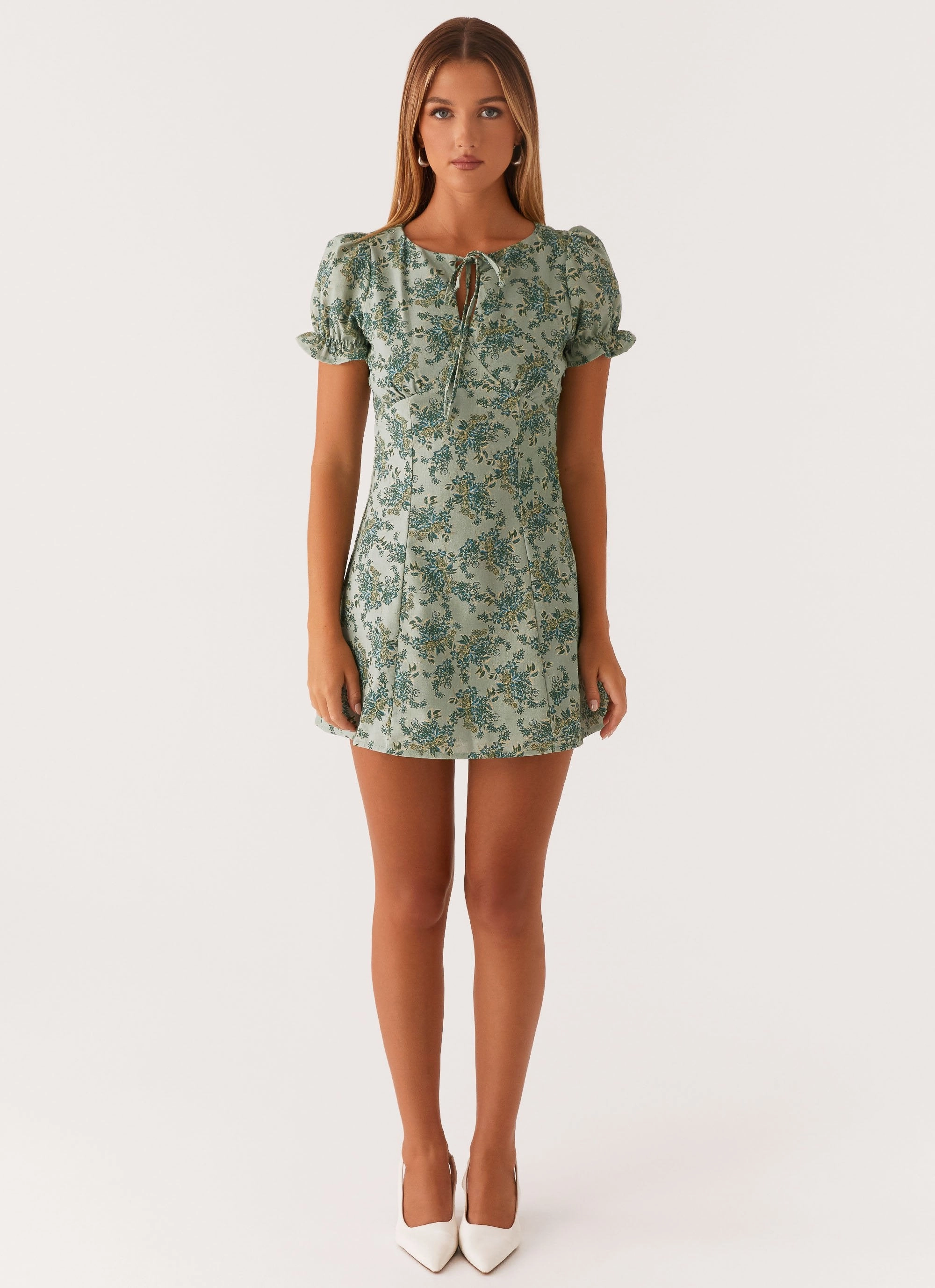 Travel Light Relax Flex Someday Mini Dress - Cloud Nine Floral