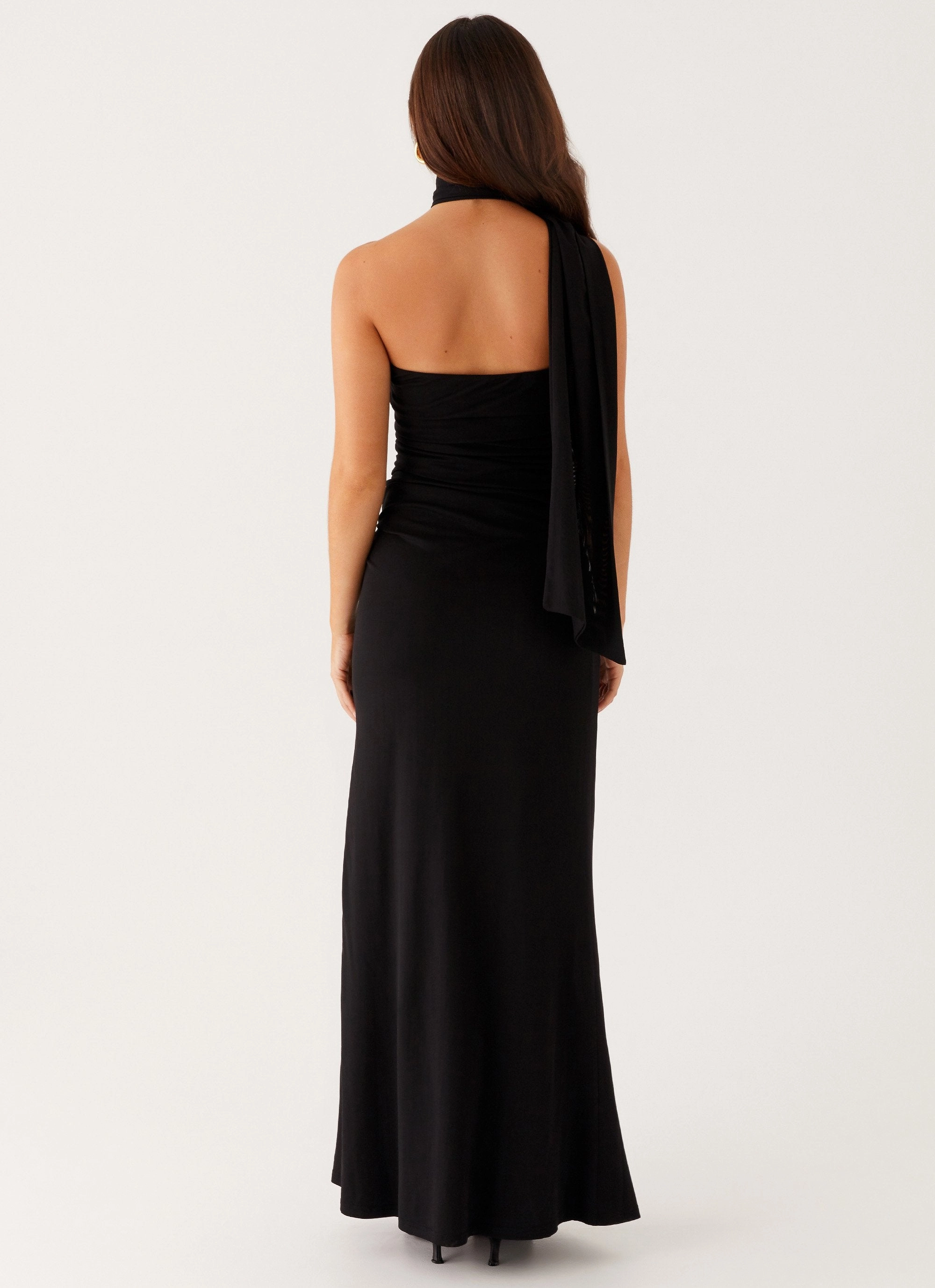 Subtle Elegance Songbird Maxi Dress - Black
