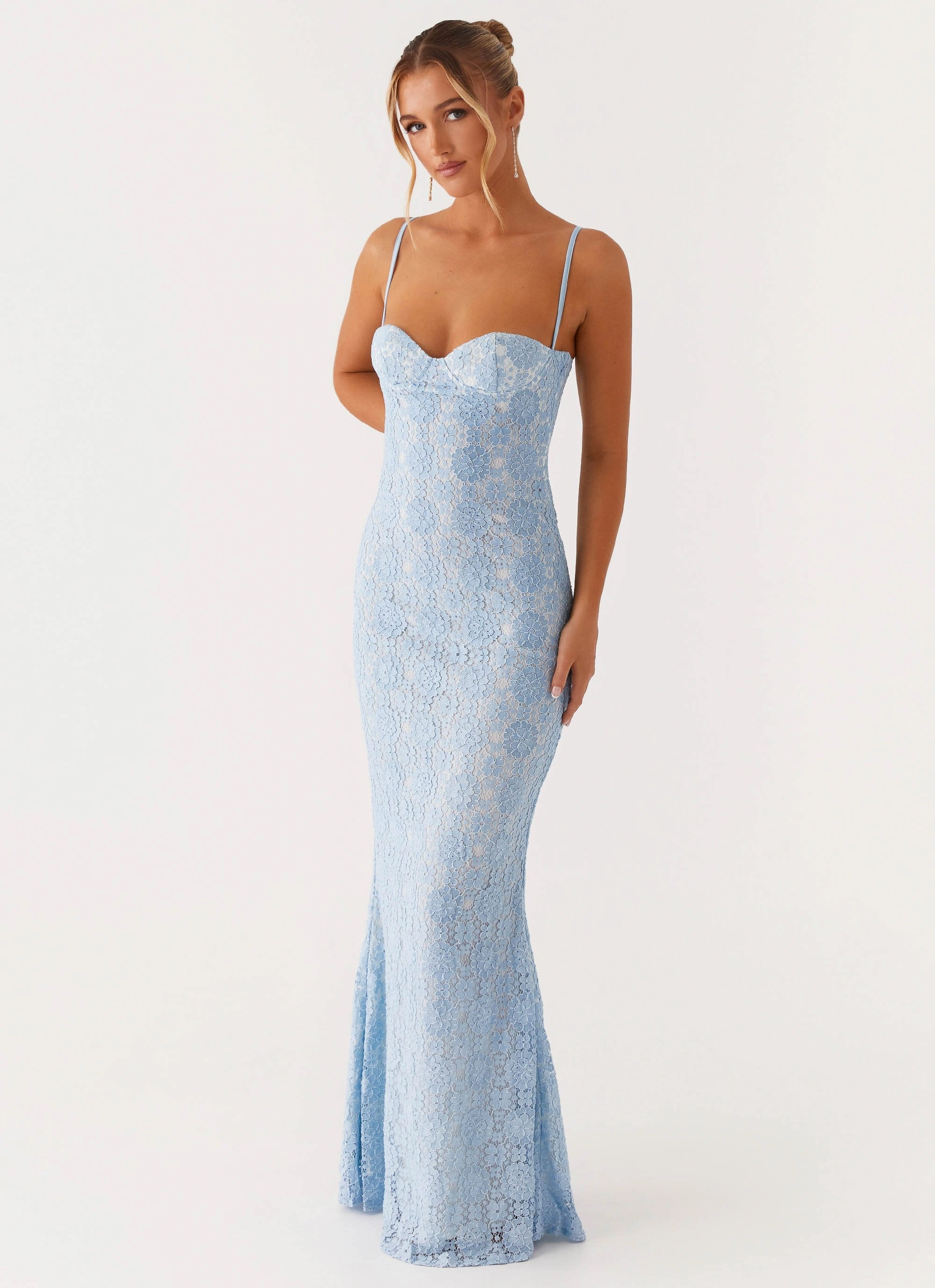 Flattering Lines Sonia Maxi Dress - Blue