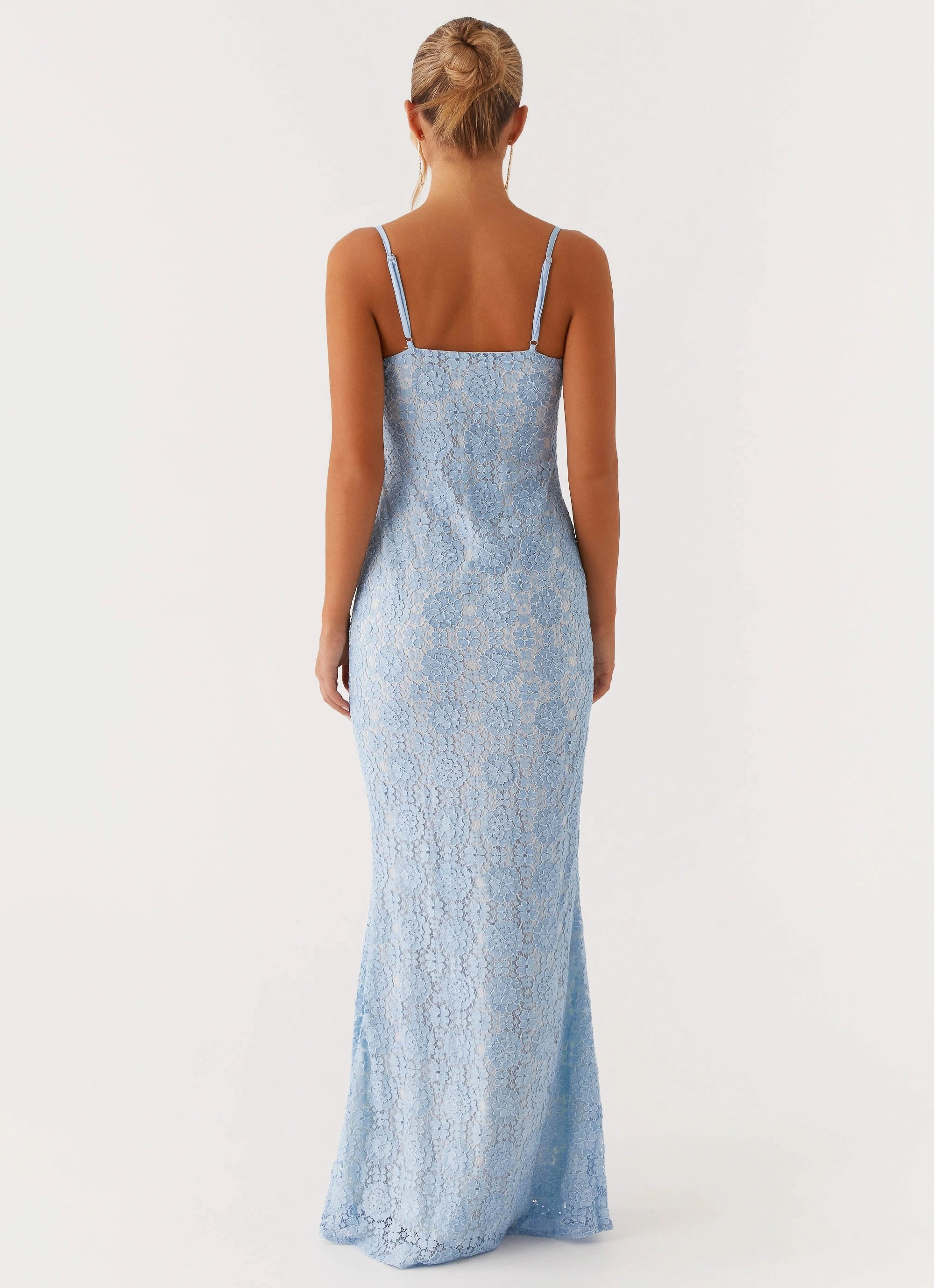 Sonia Maxi Dress - Blue Airy Weave