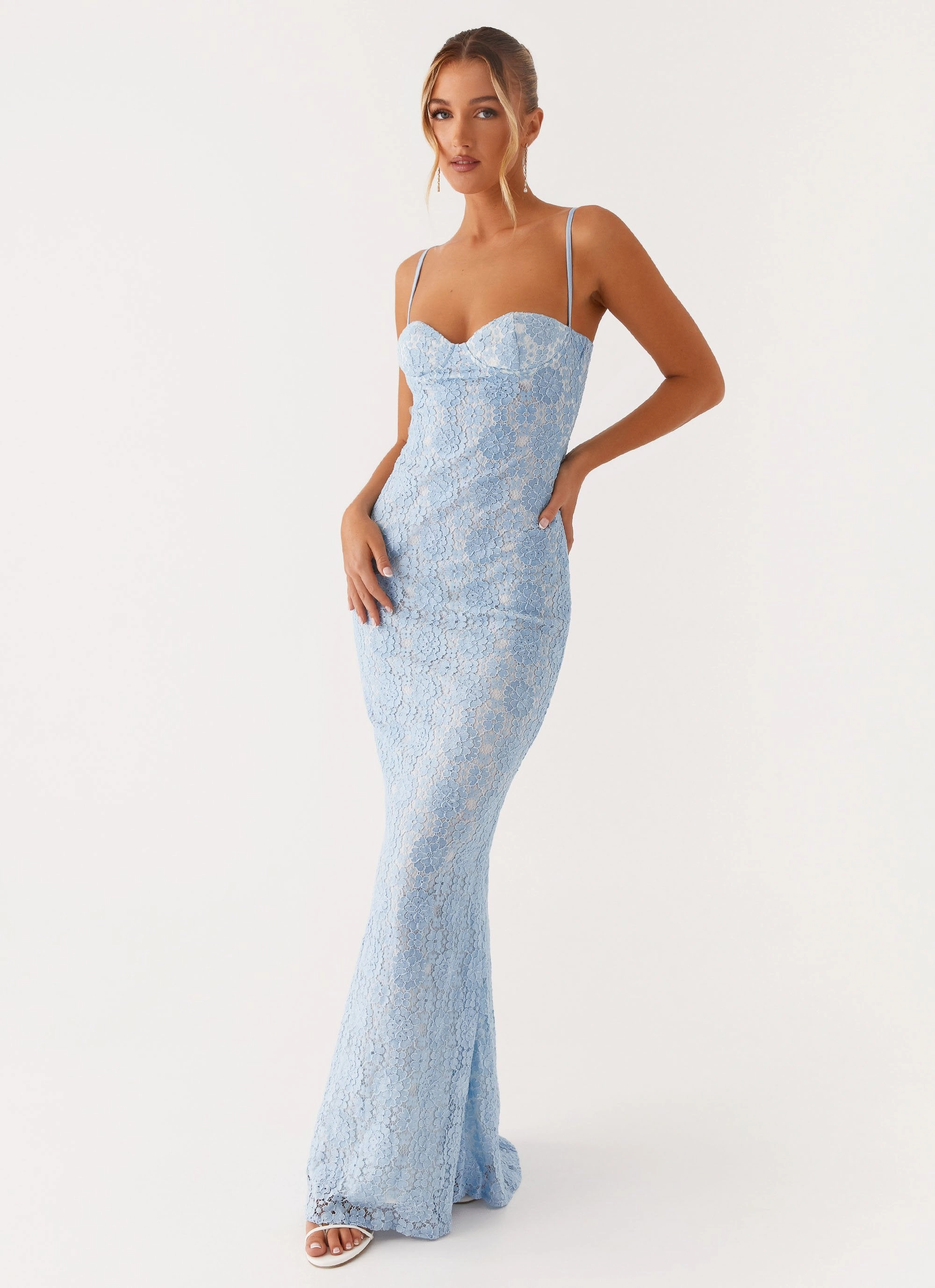 Sonia Maxi Dress - Blue Effortless Fit Modern Comfort