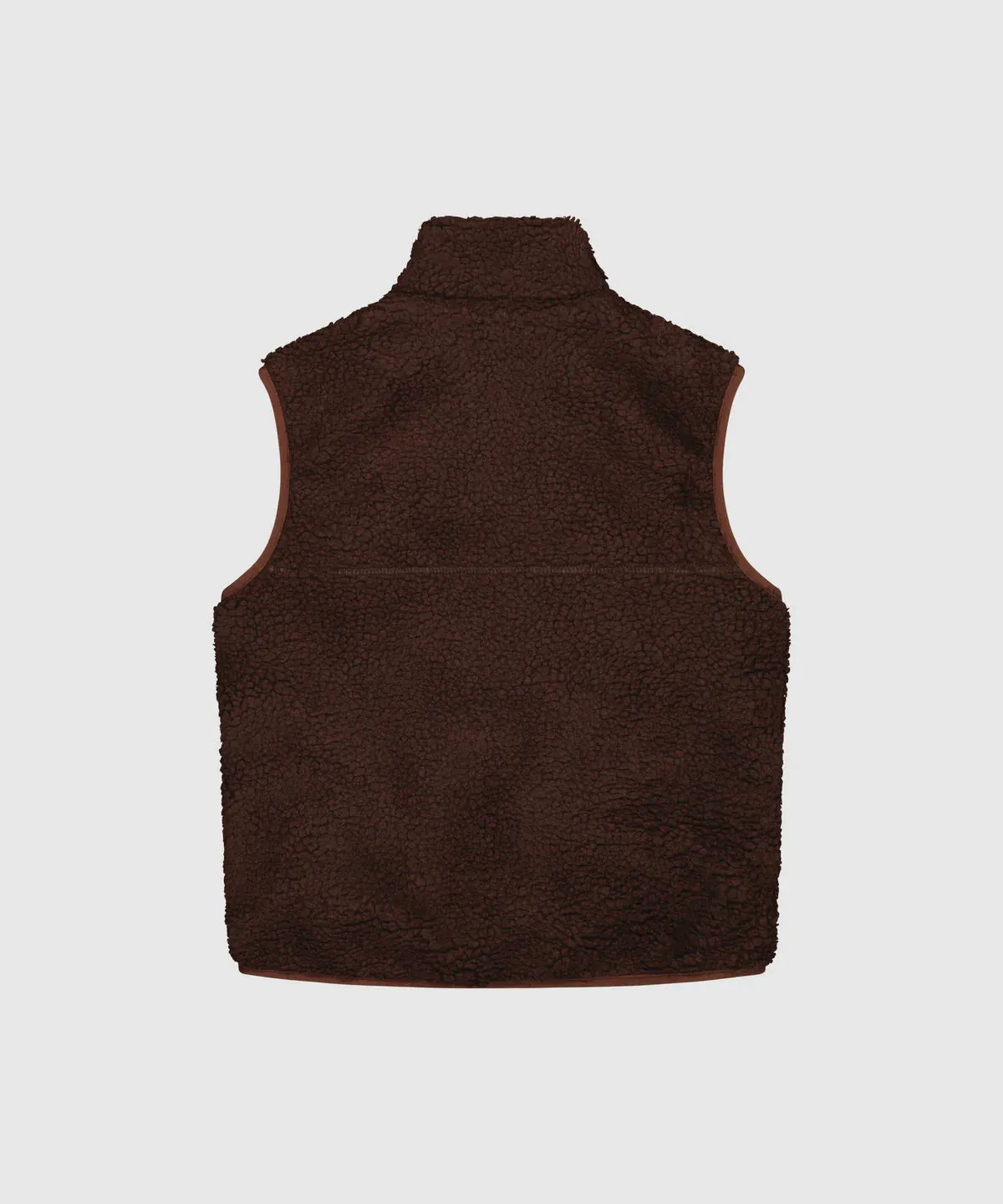 SONNIE - FLEECE VEST - COCOA