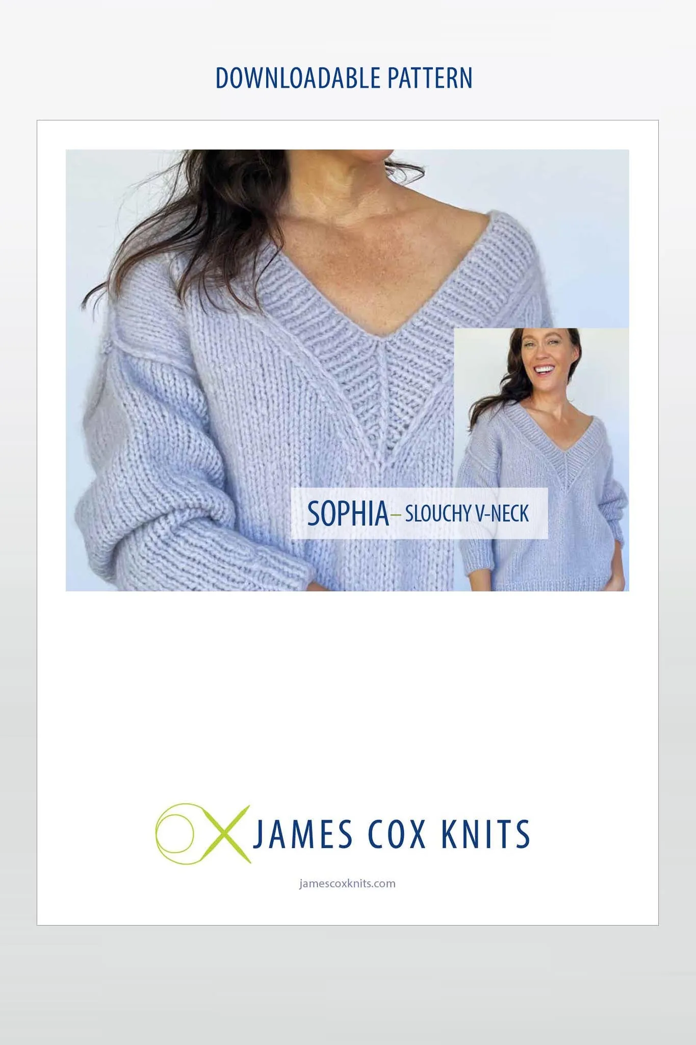 Sophia Slouchy Sweater Designer Knitting Kit