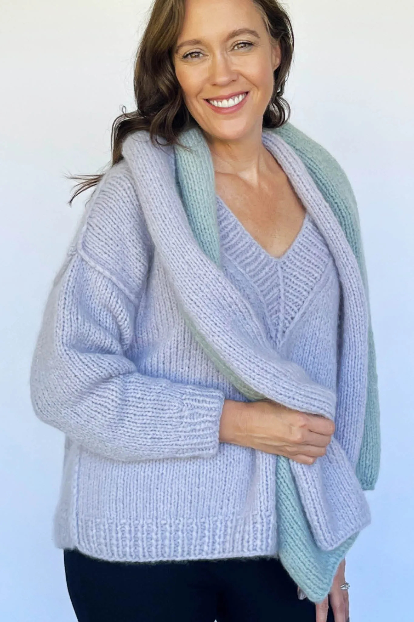 Sophia Slouchy Sweater Designer Knitting Kit