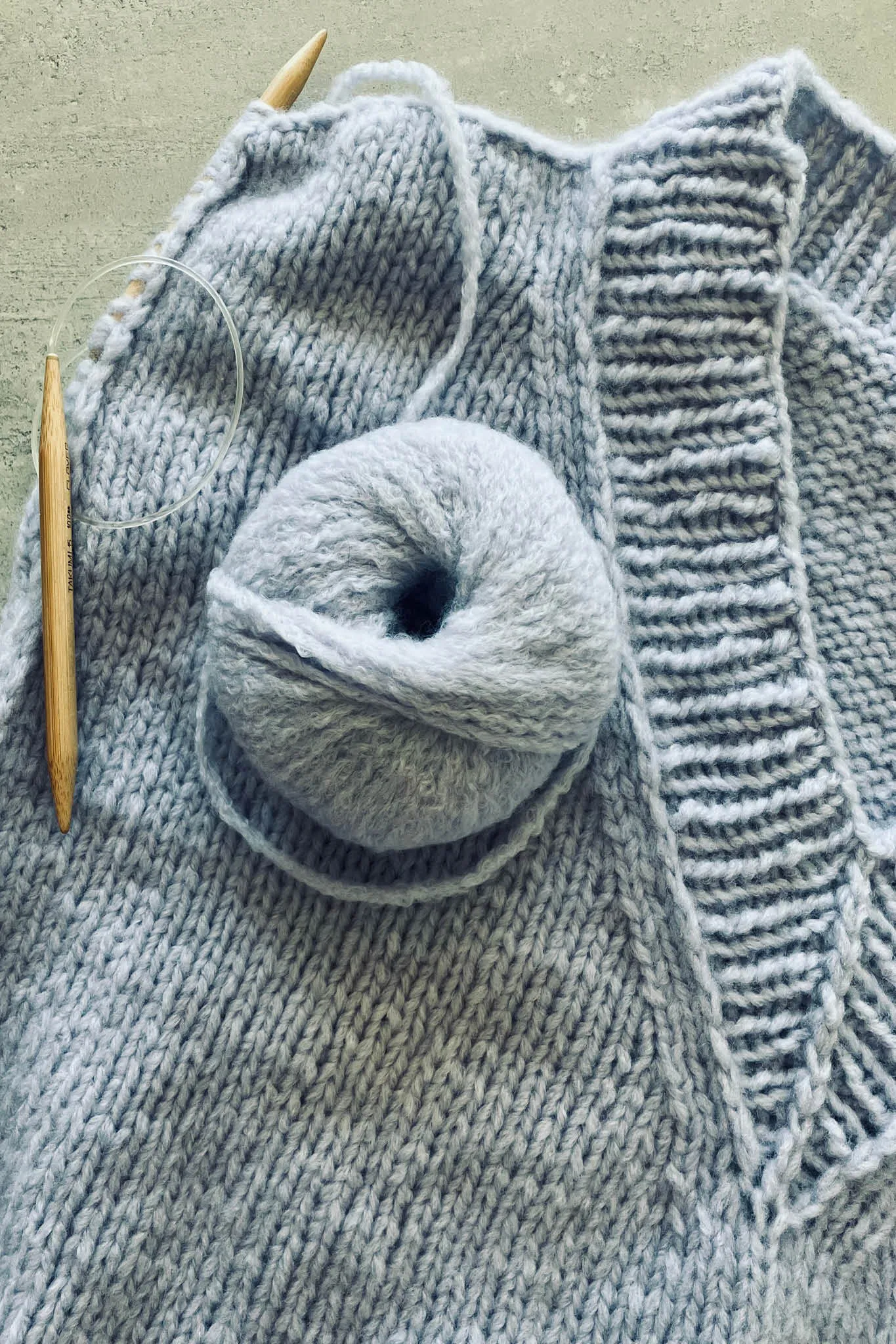 Sophia Slouchy Sweater Designer Knitting Kit