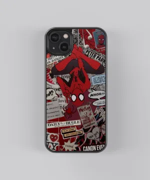 Spider-Man Aesthetic Glass Phone Case Cover