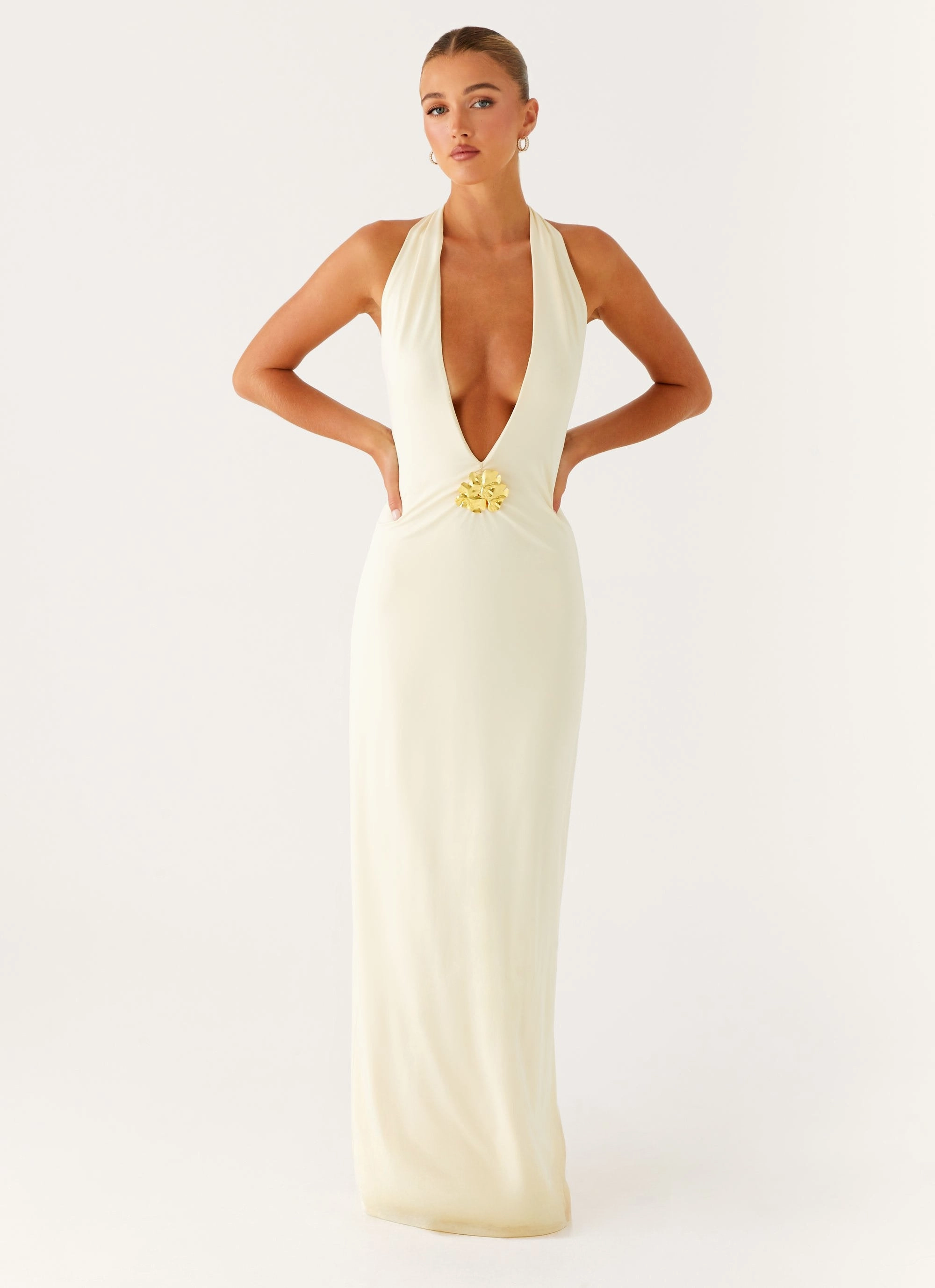 Spirit Maxi Dress - Yellow Street Edge Stylish Cut