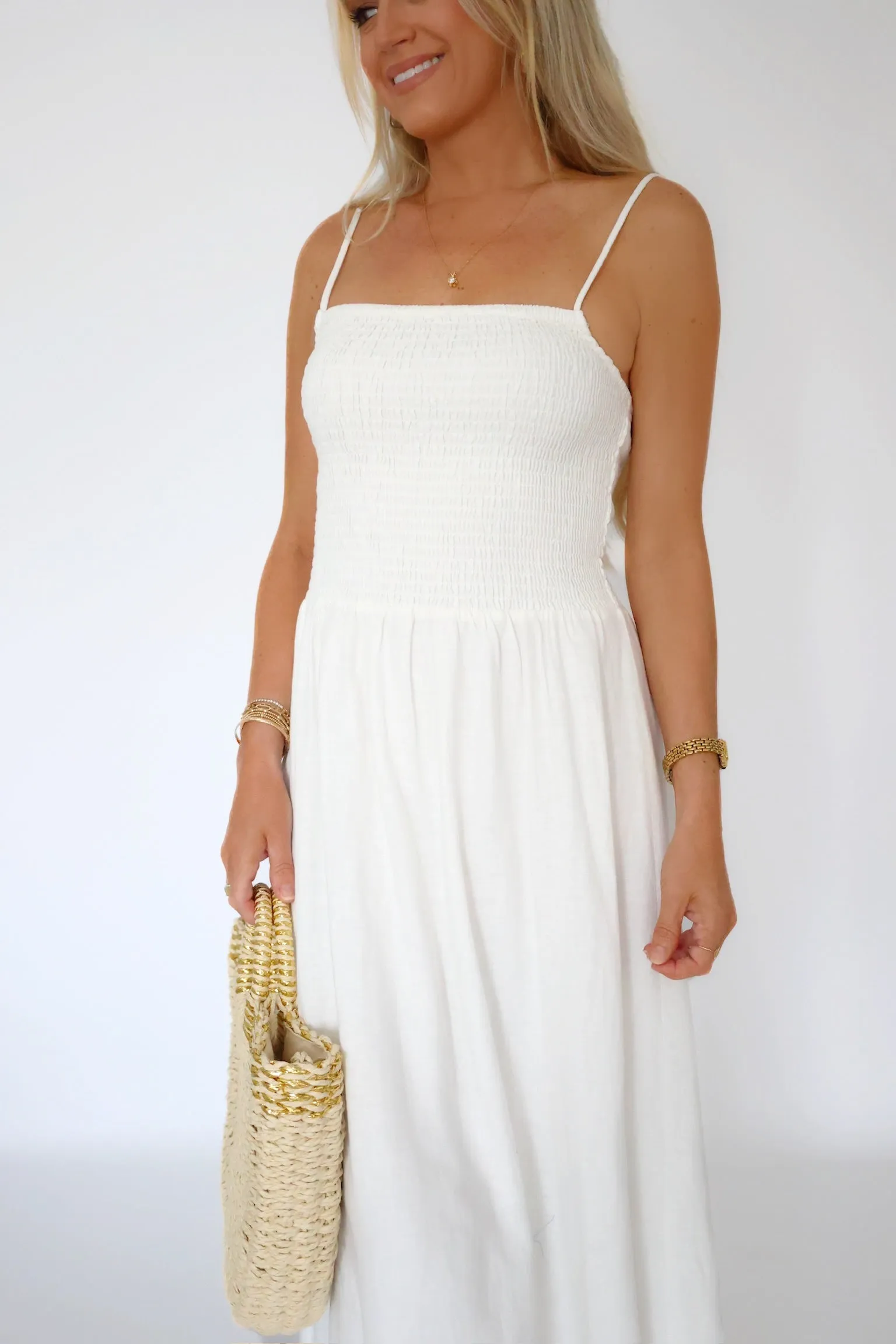Wedding-Guest Bayside Linen Maxi