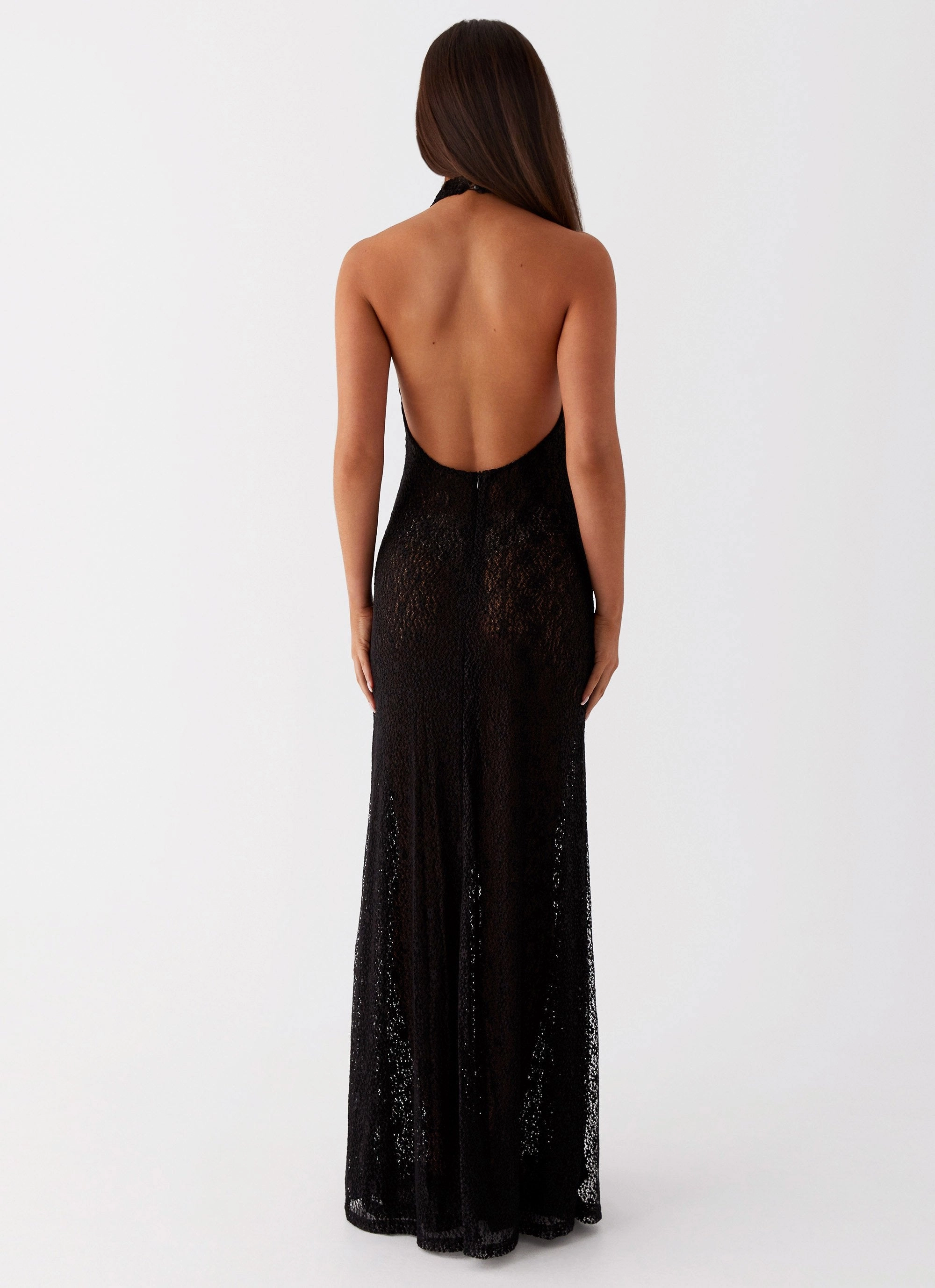 Tempest Cowl Neck Maxi Dress - Black Relaxed Movement