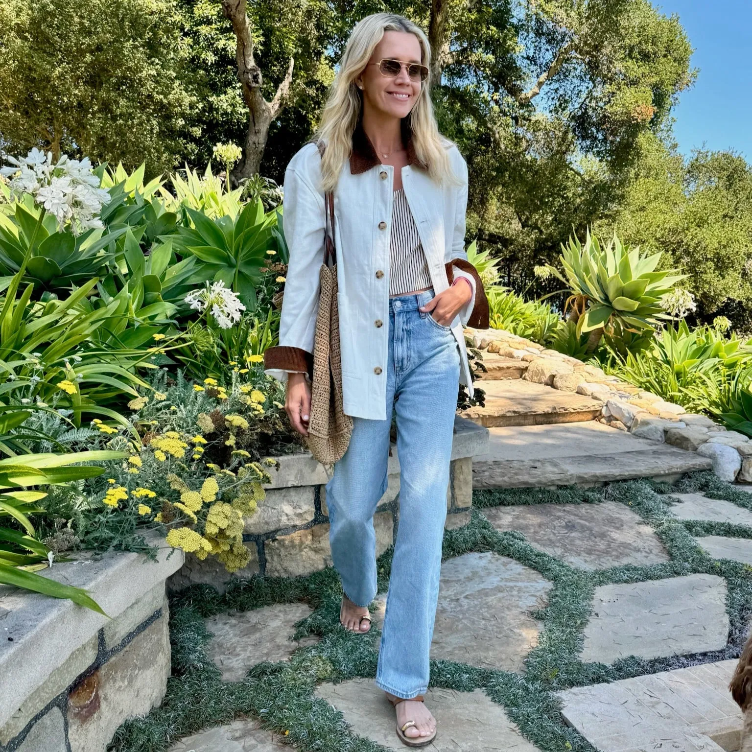 Tagless label MASON'S DAUGHTER | the Barn Jacket, White