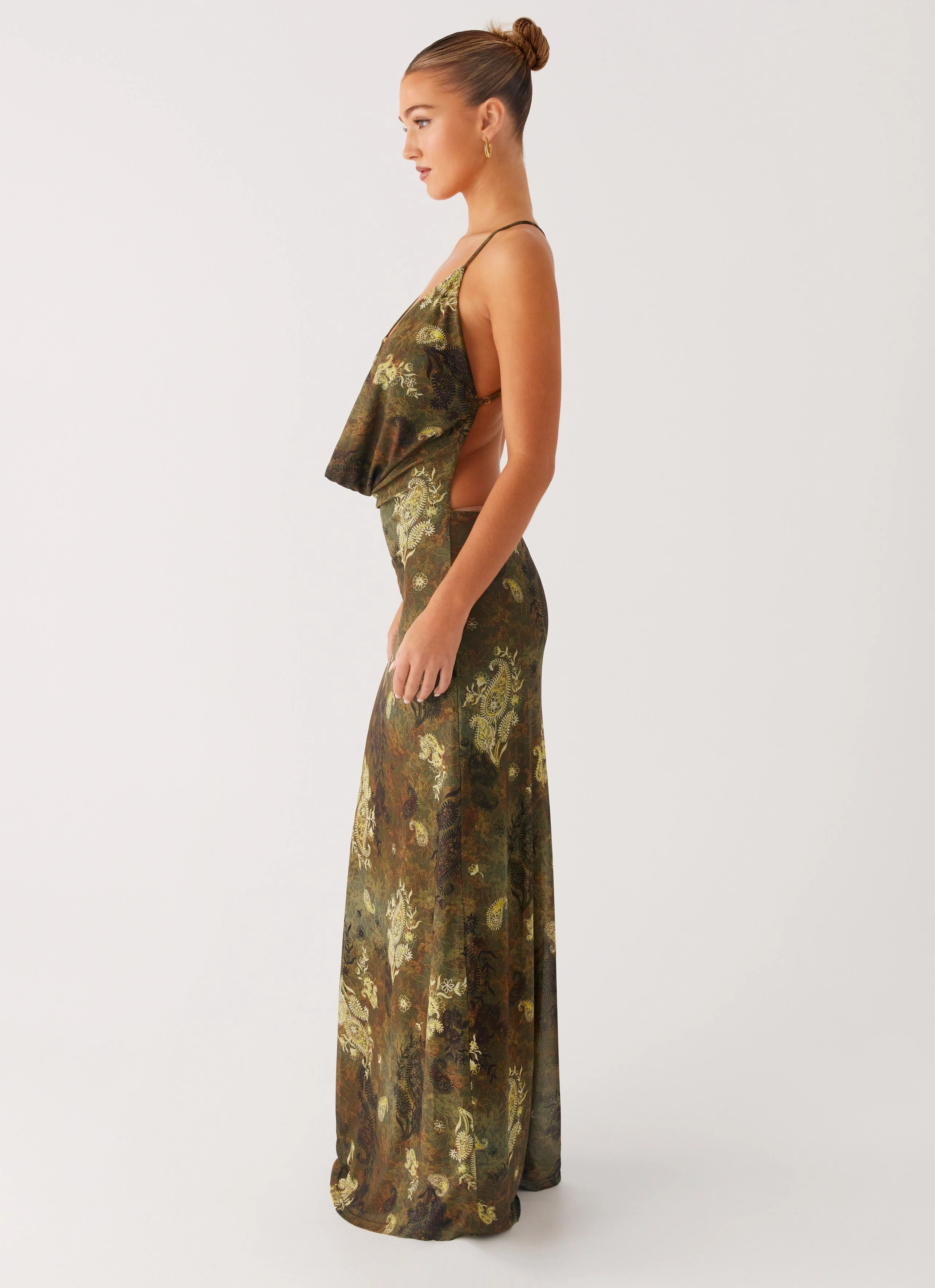 Star Fields Maxi Dress - Cyber Floral Petite friendly
