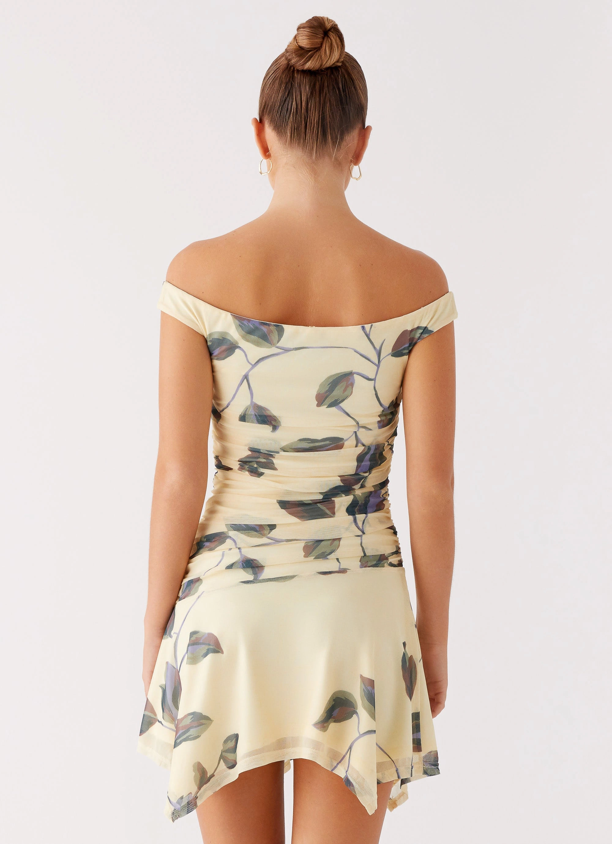 Warm Undertone Perfect Length Josette Mini Dress - Buttercream Bliss