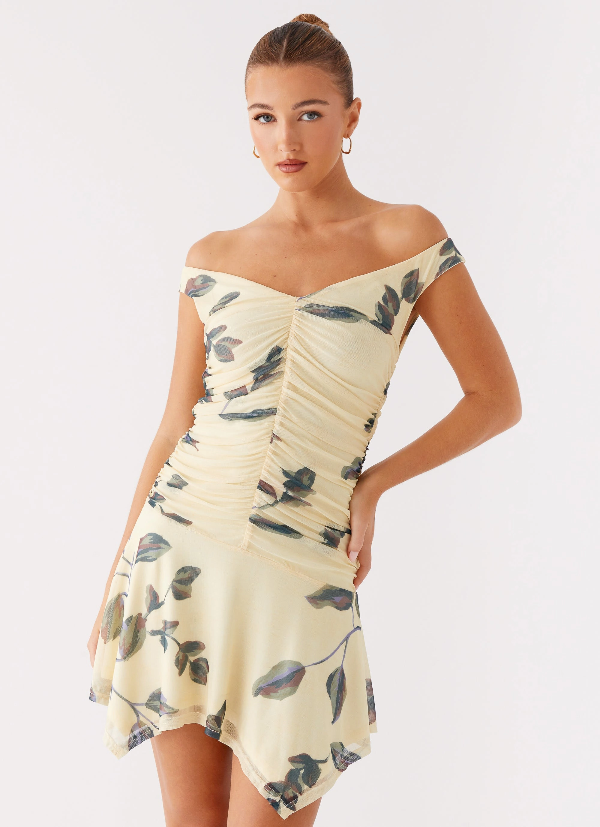 Josette Mini Dress - Buttercream Bliss Heart Tone Perfect Wearable