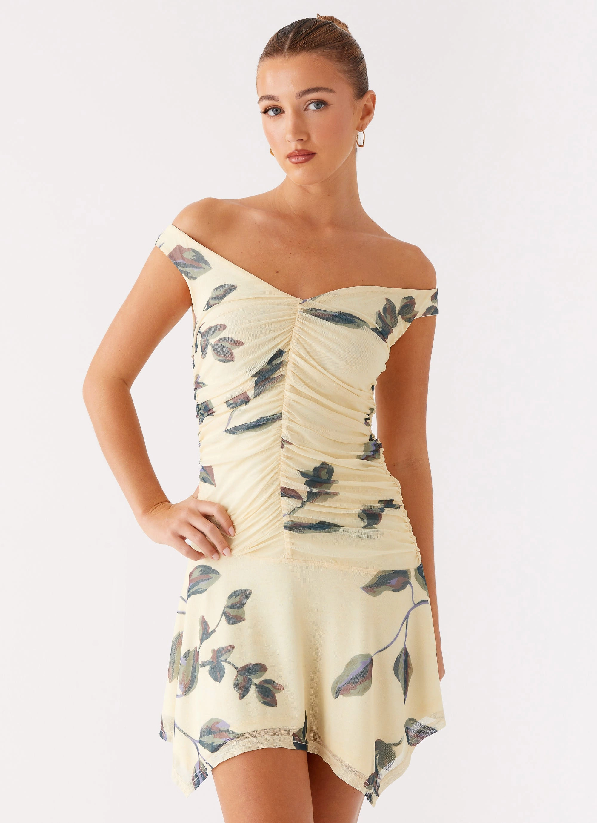 Josette Mini Dress - Buttercream Bliss Maximalist-Trend