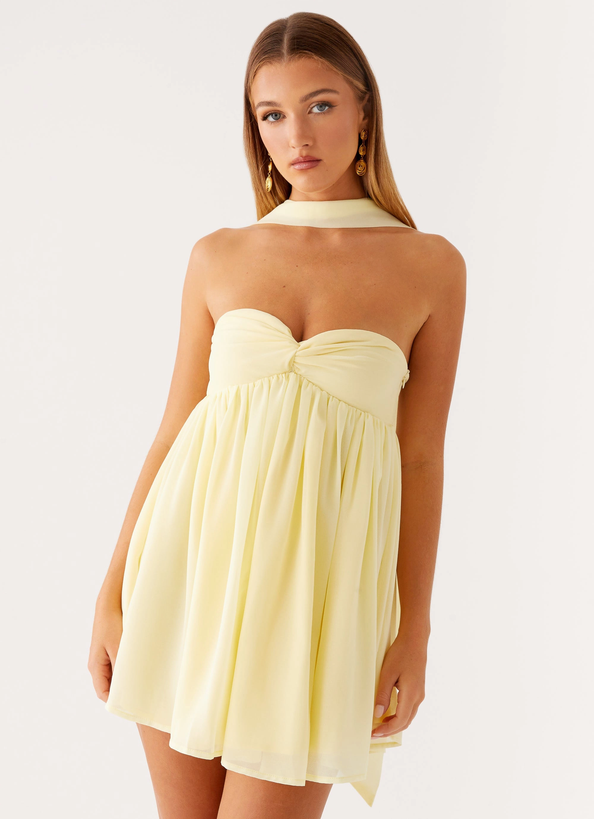 Saturn Mini Dress - Yellow All Day Ready