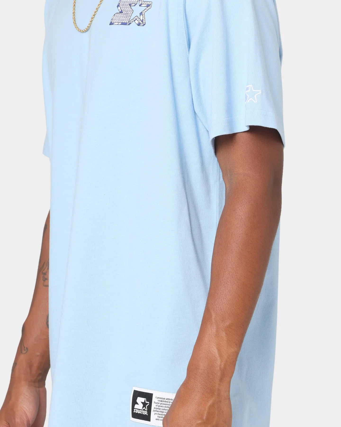 Starter Bricks Short Sleeve T-Shirt Light Blue