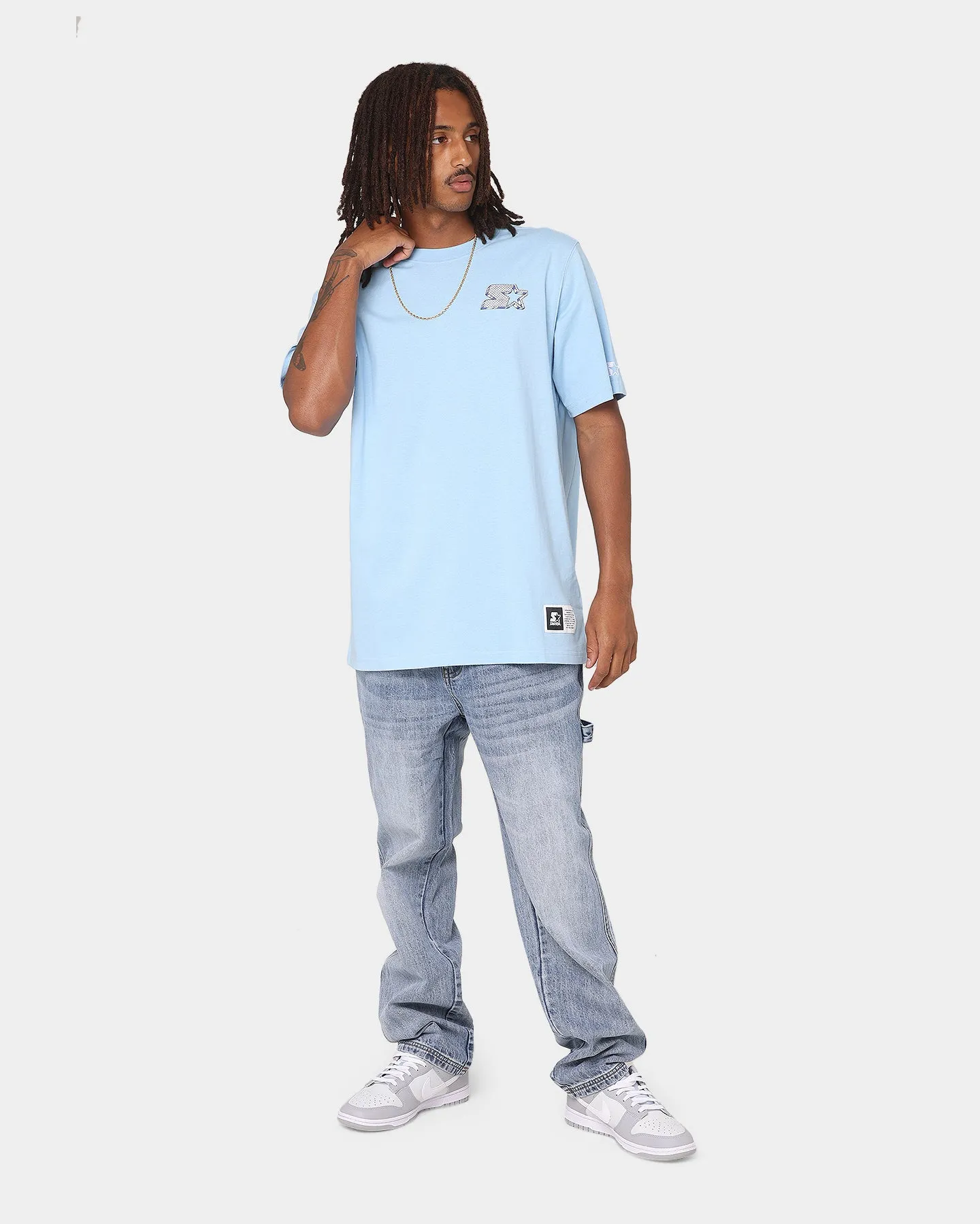Starter Bricks Short Sleeve T-Shirt Light Blue