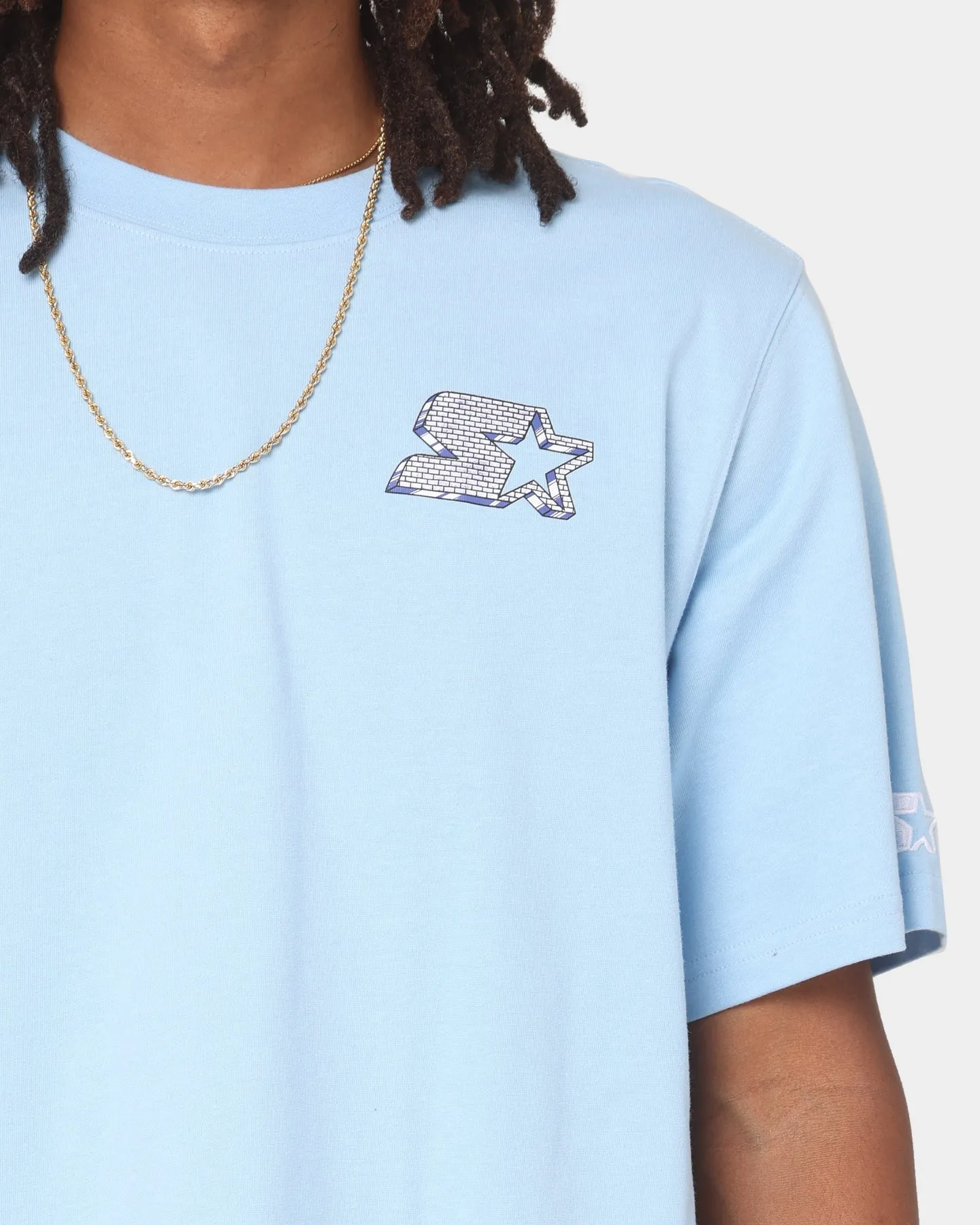 Starter Bricks Short Sleeve T-Shirt Light Blue