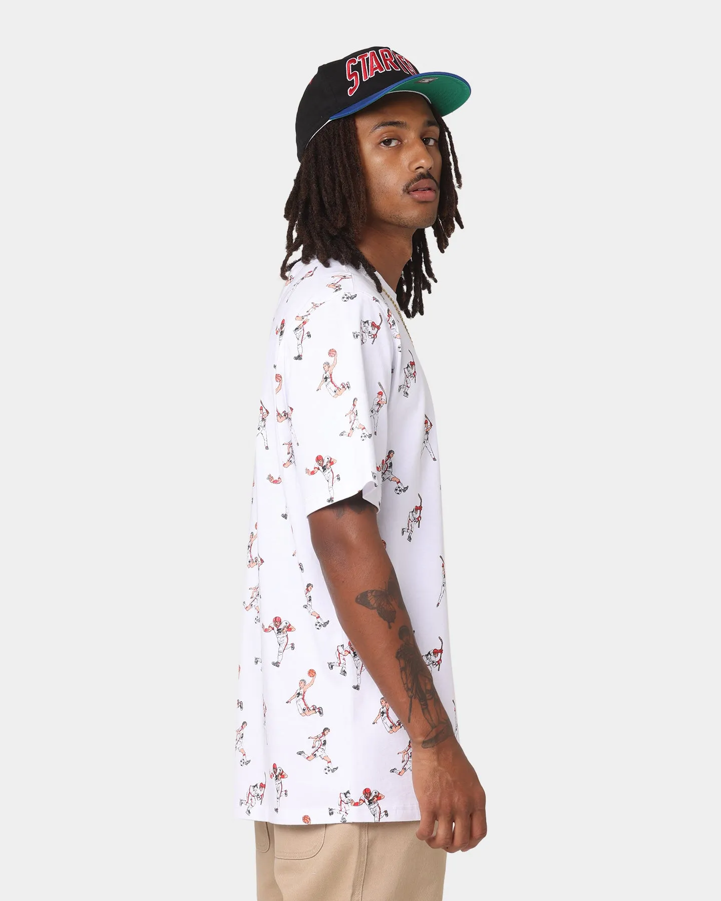 Starter Sports Stars Short Sleeve T-Shirt White