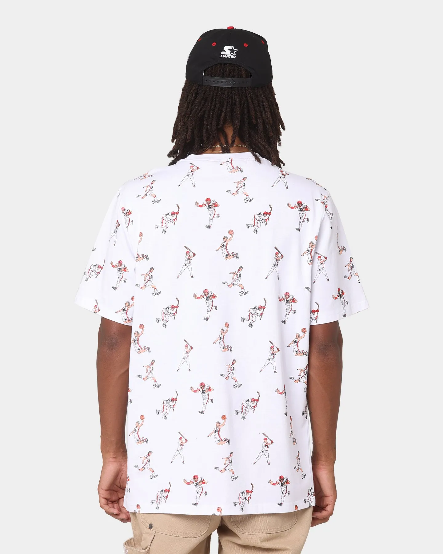 Starter Sports Stars Short Sleeve T-Shirt White