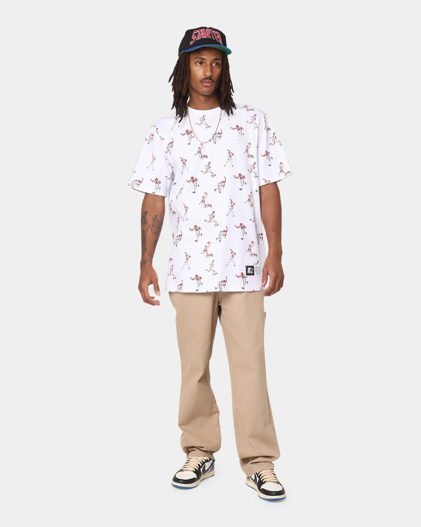Starter Sports Stars Short Sleeve T-Shirt White