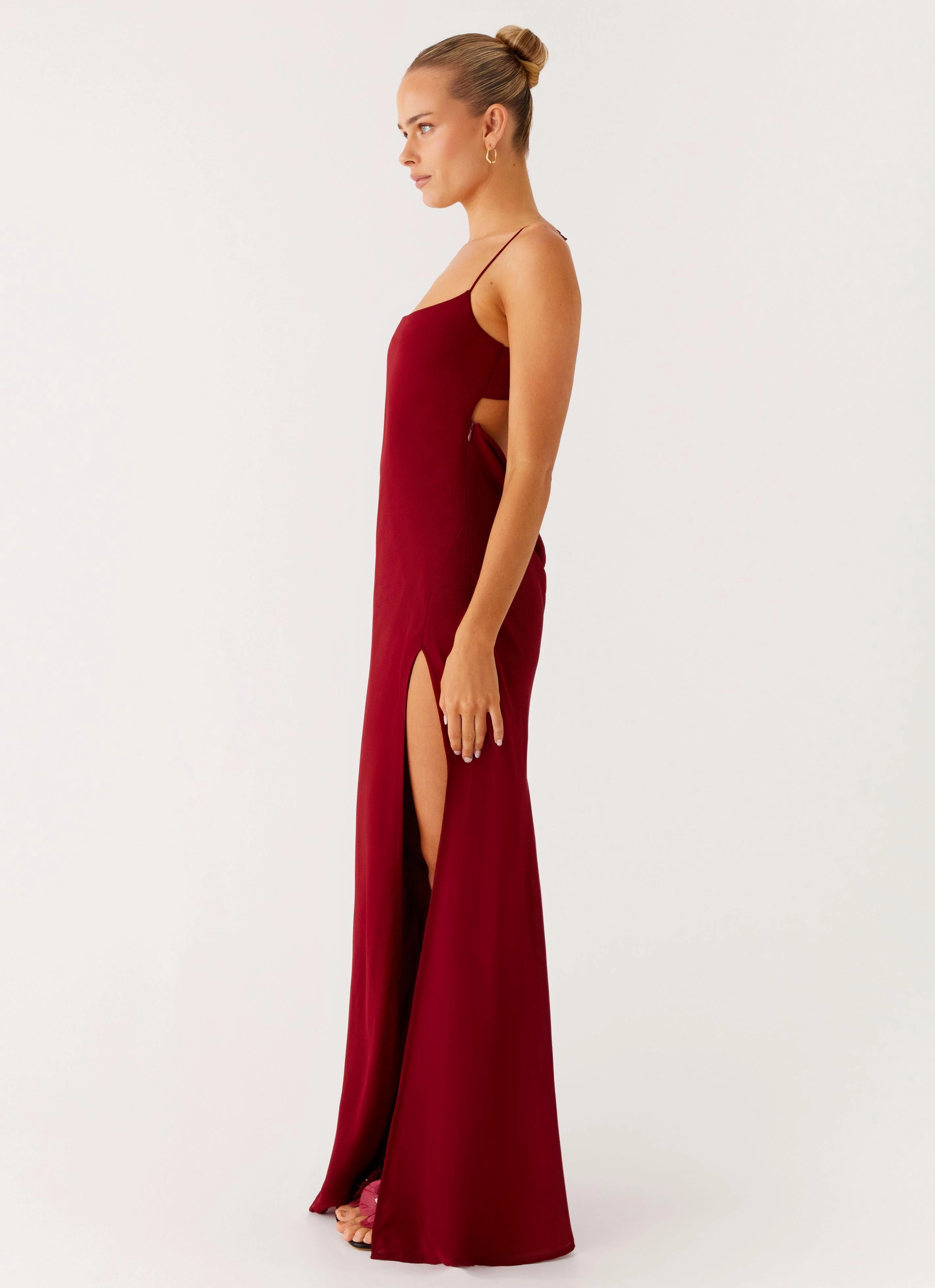 Autumn Ready Alouette Maxi Dress - Burgundy