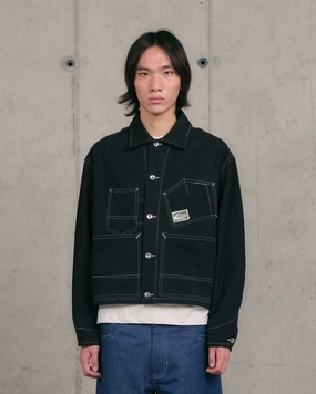 Station Jacket - Black Wonky-Wear Elegant Mood Minimalist Look